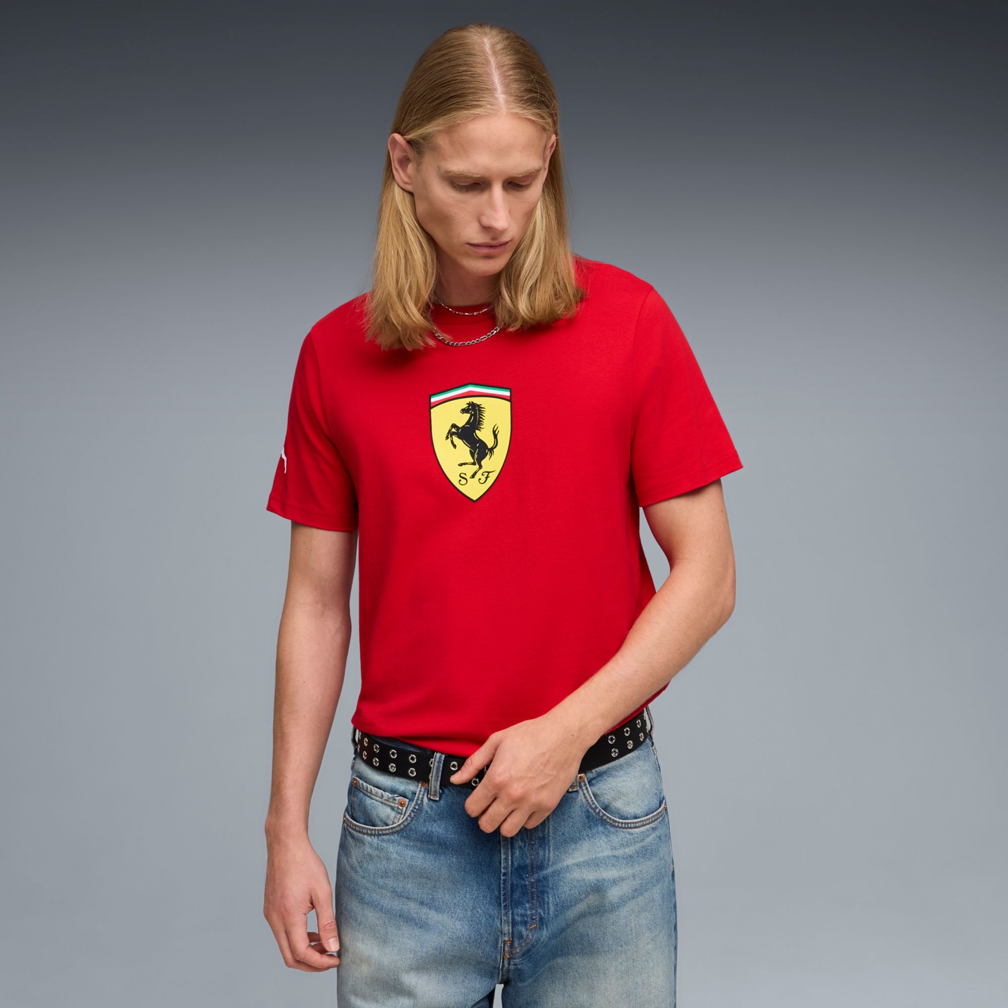 PUMA Men's F1 Ferrari Red Shield T-Shirt