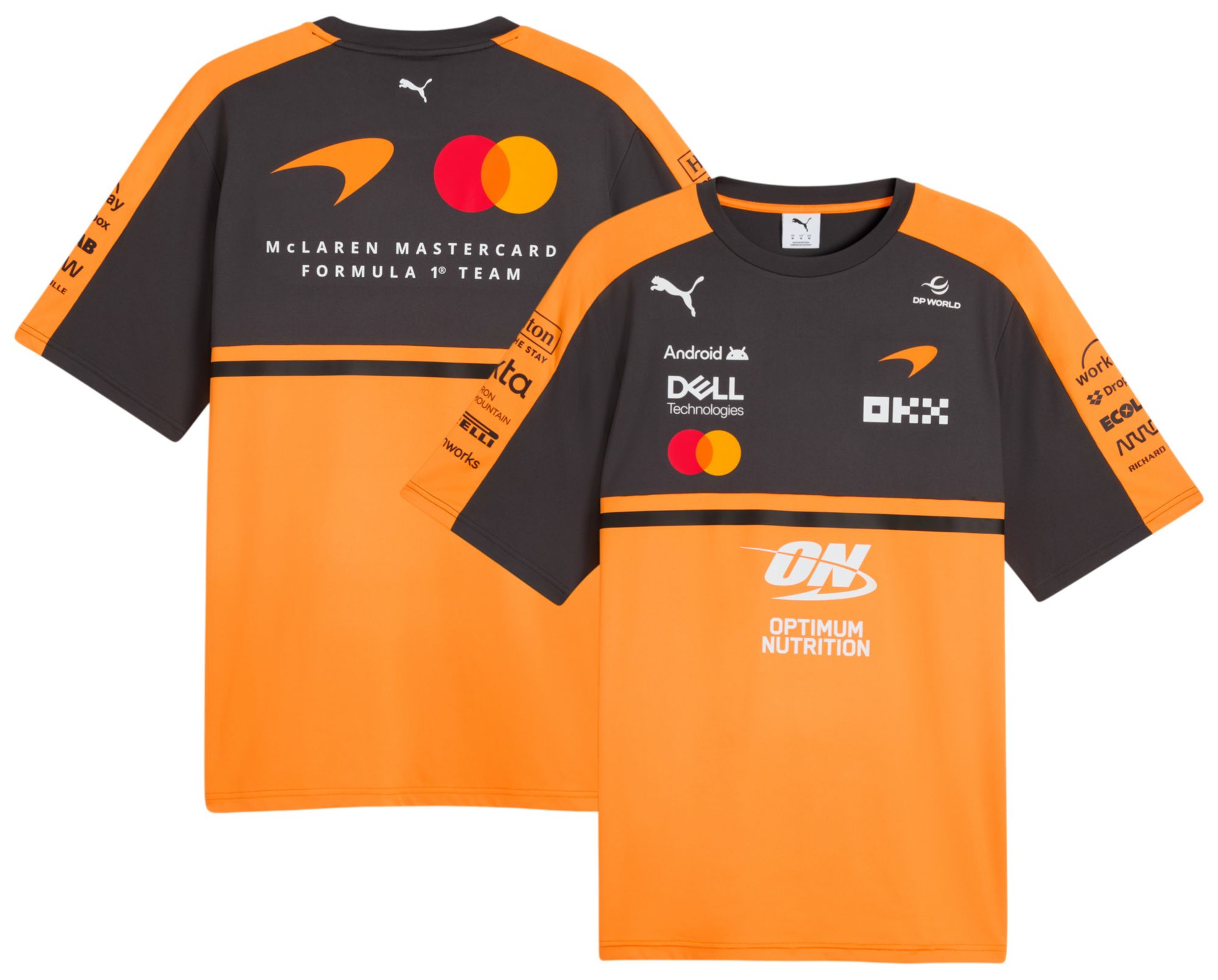 PUMA Men's F1 McLaren Orange Replica T-Shirt