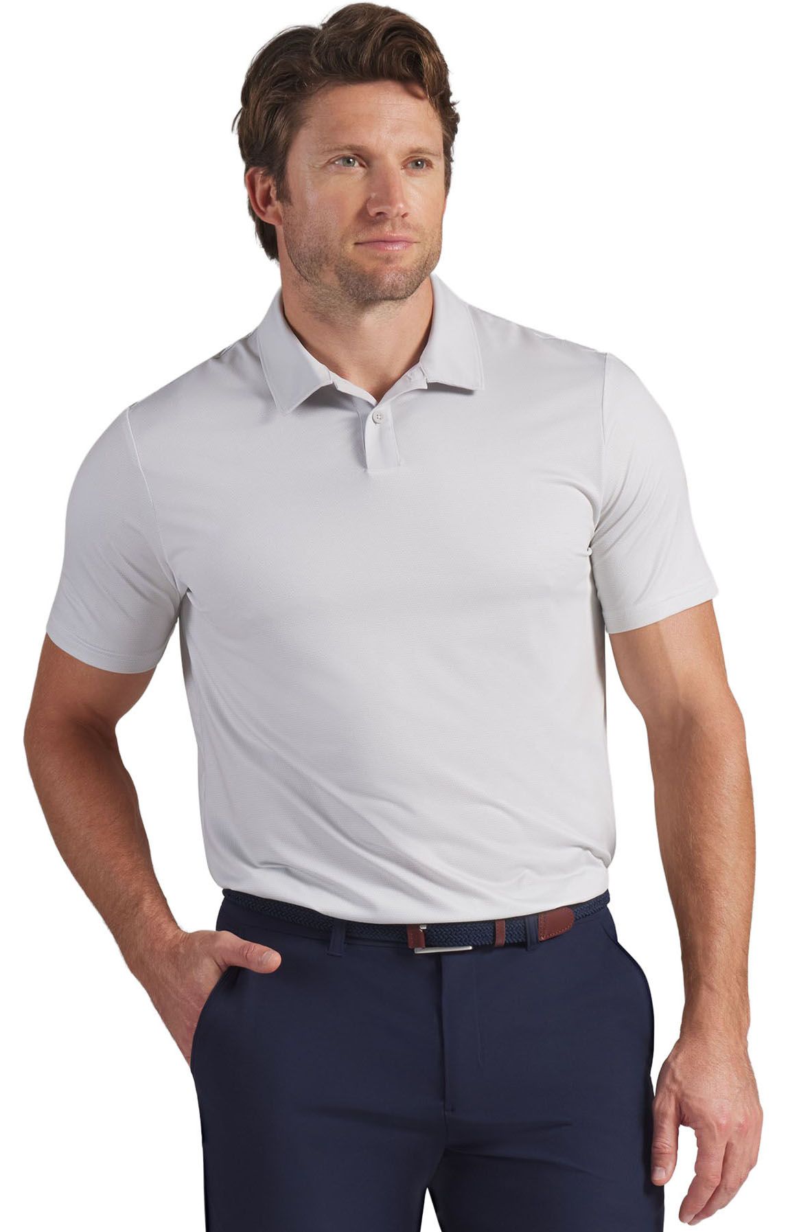 PUMA Men's CLOUDSPUN Birdseye Golf Polo