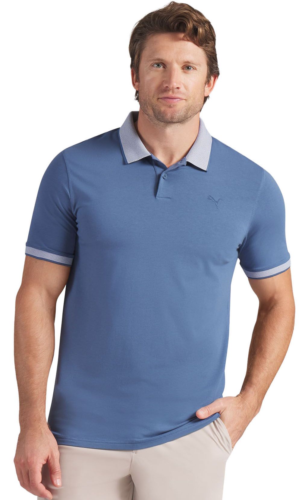 PUMA Men's Modalon Crafted Golf Polo