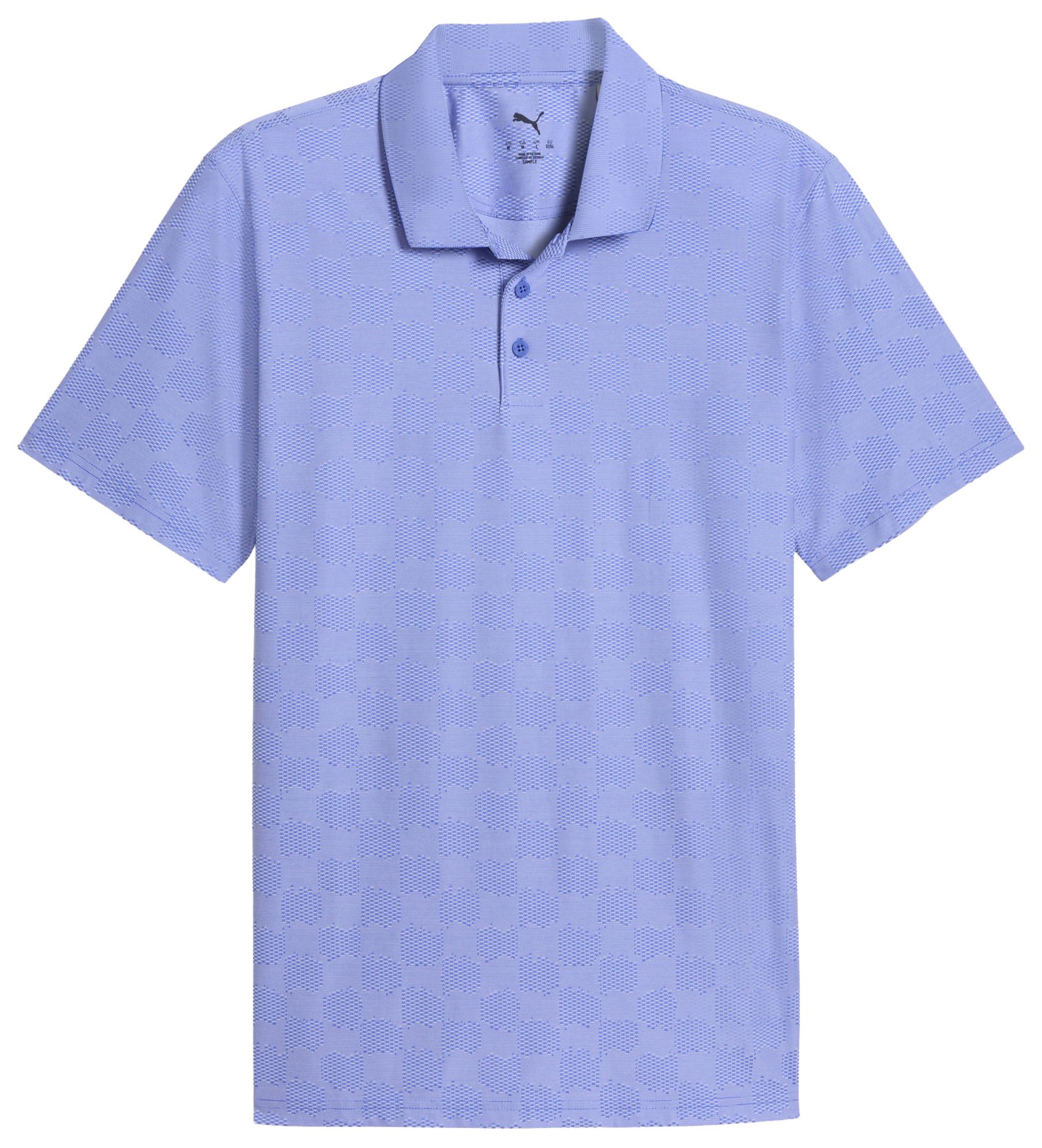 PUMA Men's MATTR Check Jacquard Golf Polo