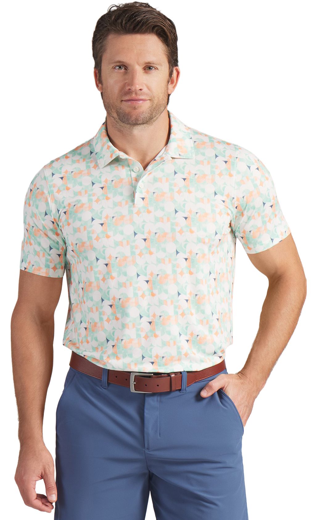 PUMA Men's MATTR Deco Golf Polo