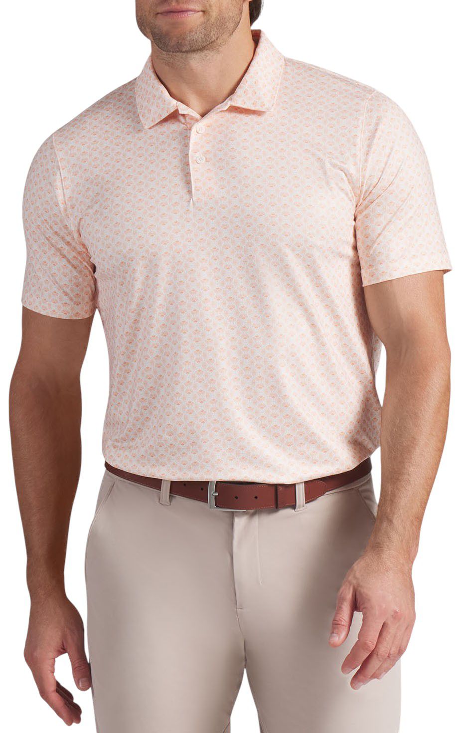 PUMA Men's MATTR Scallop Golf Polo