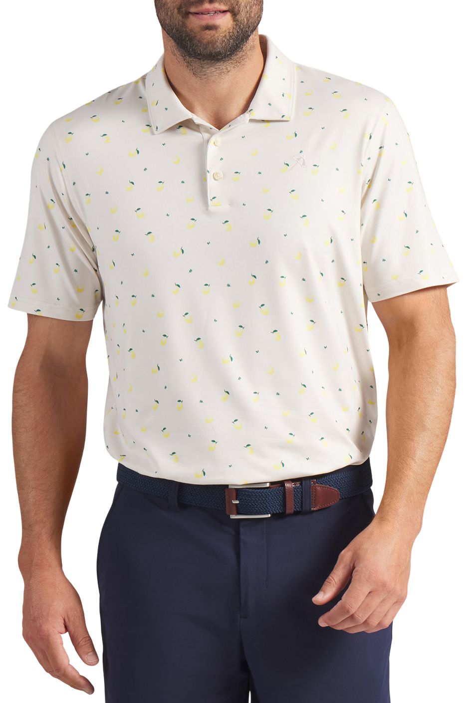 PUMA X Arnold Palmer Men's CLOUDSPUN Lemon Golf Polo
