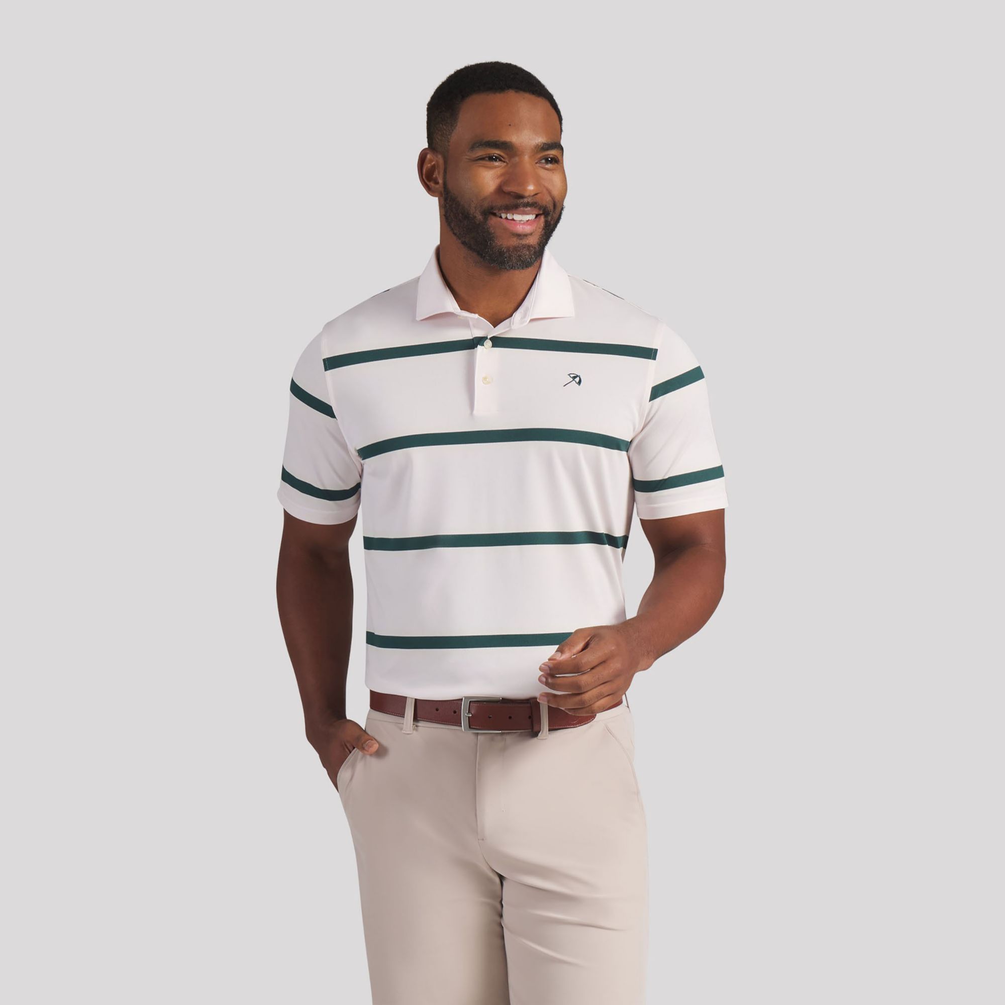 Jasmine Flower/Forest Green
