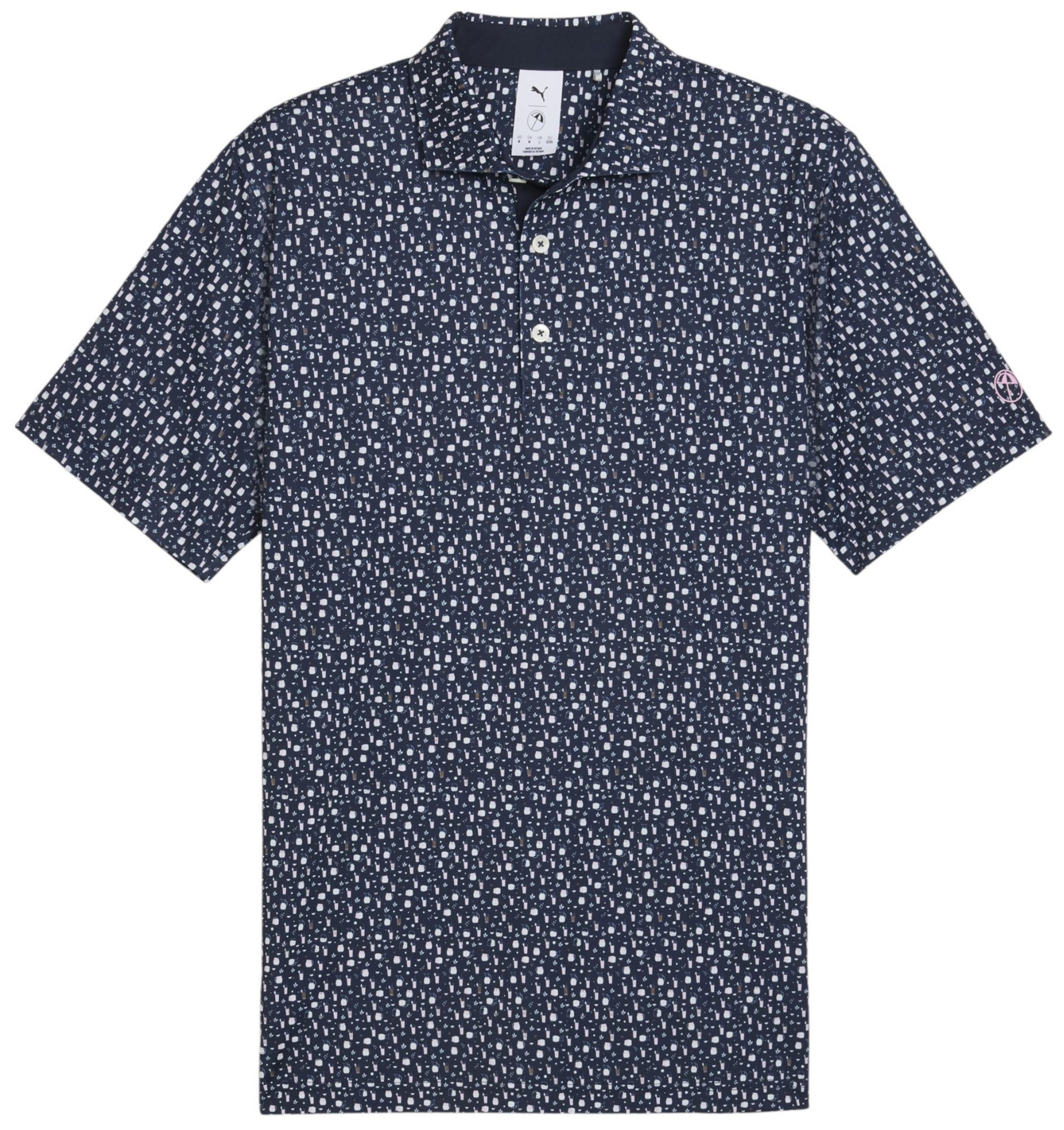 PUMA X Arnold Palmer Men's Tea Time Golf Polo