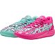 Pink/Teal/White