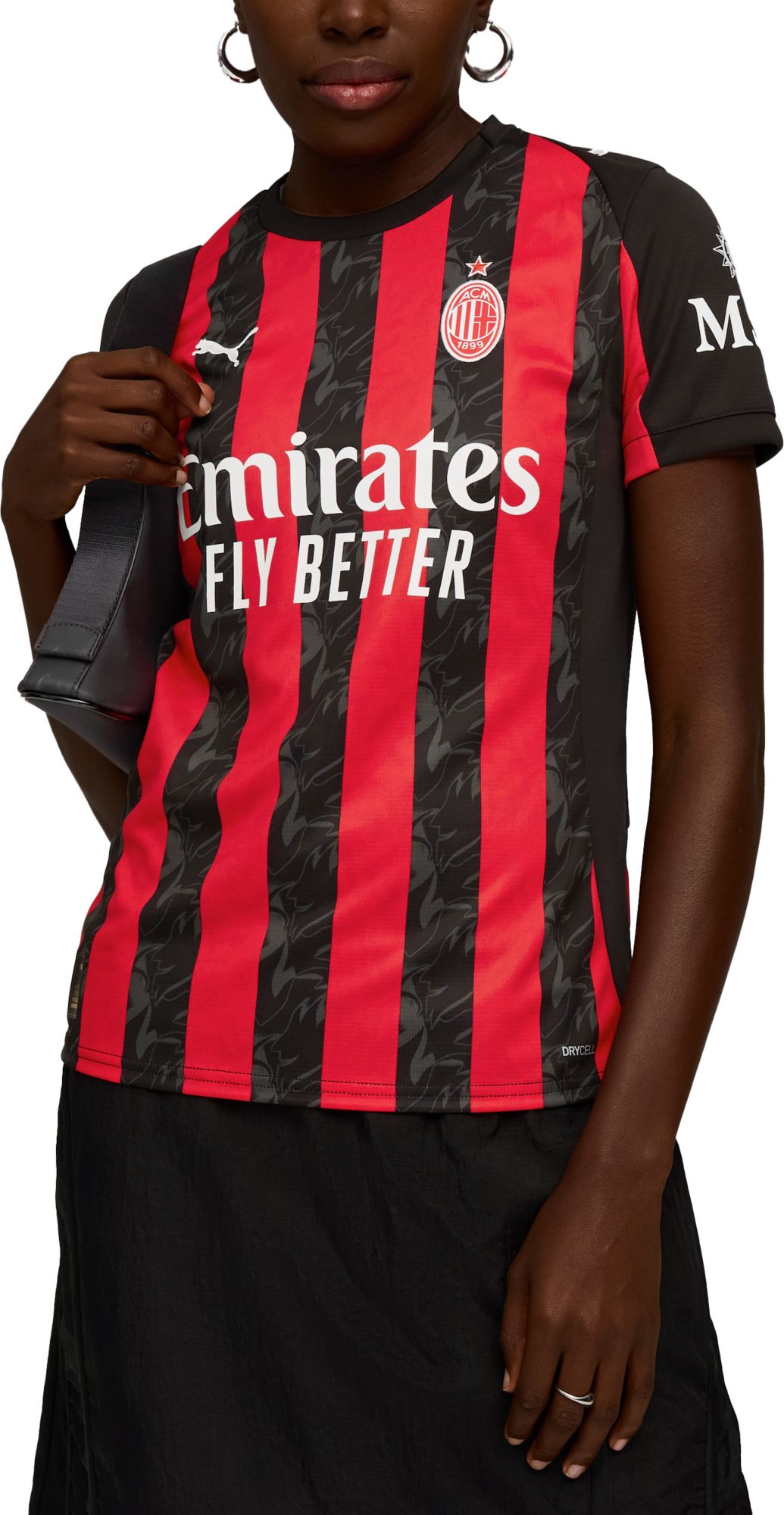 PUMA Women's AC Milan 2025-26 Red Home Replica Jersey