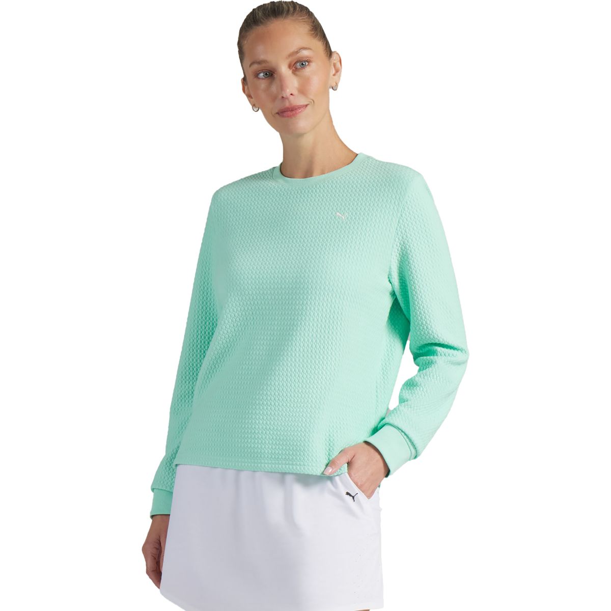 Jamie Sadock Women's Spectrum Sunsense Print ¼ Zip Long Sleeve