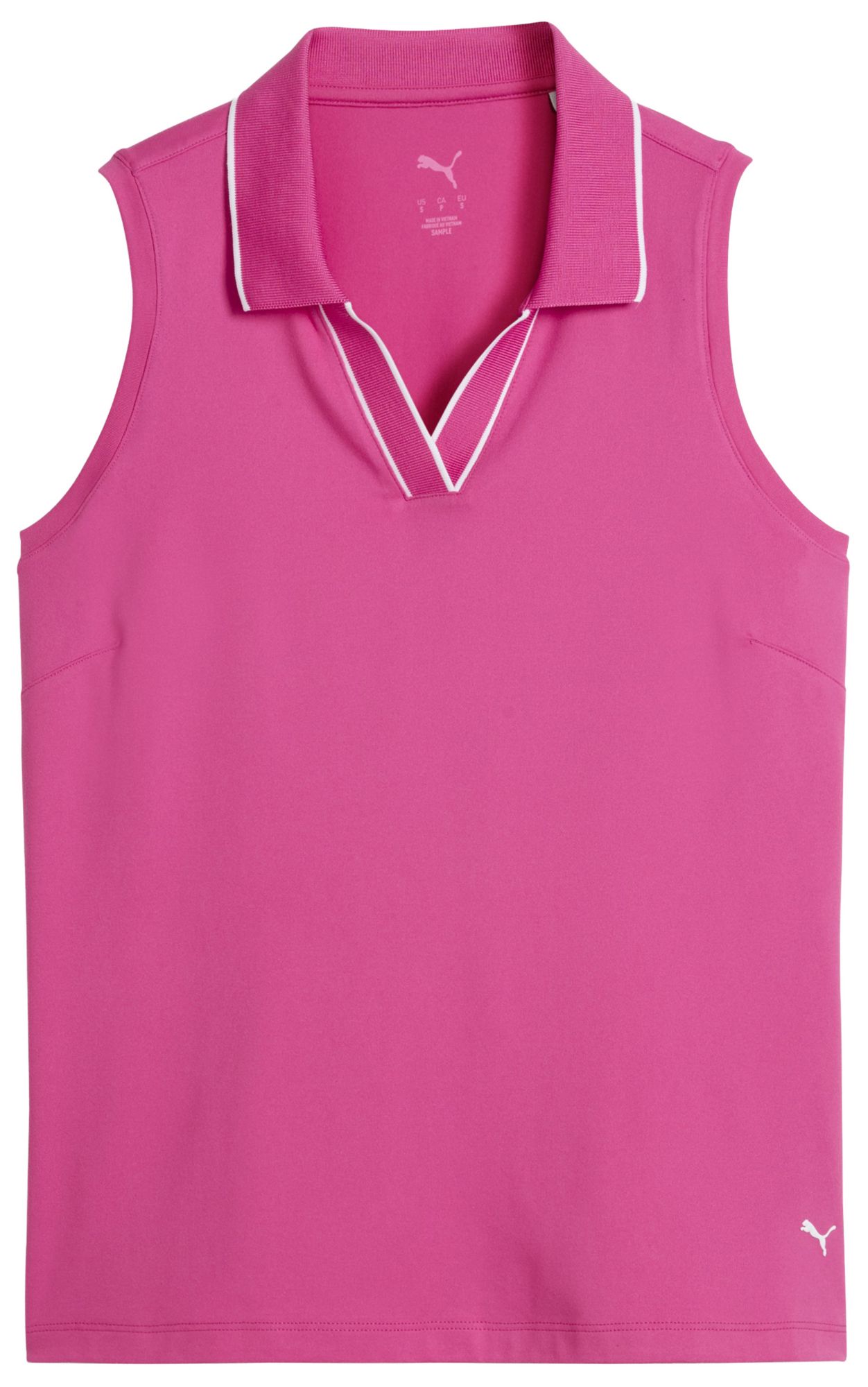 PUMA Women's CLOUDSPUN Essential Sleeveless Golf Polo