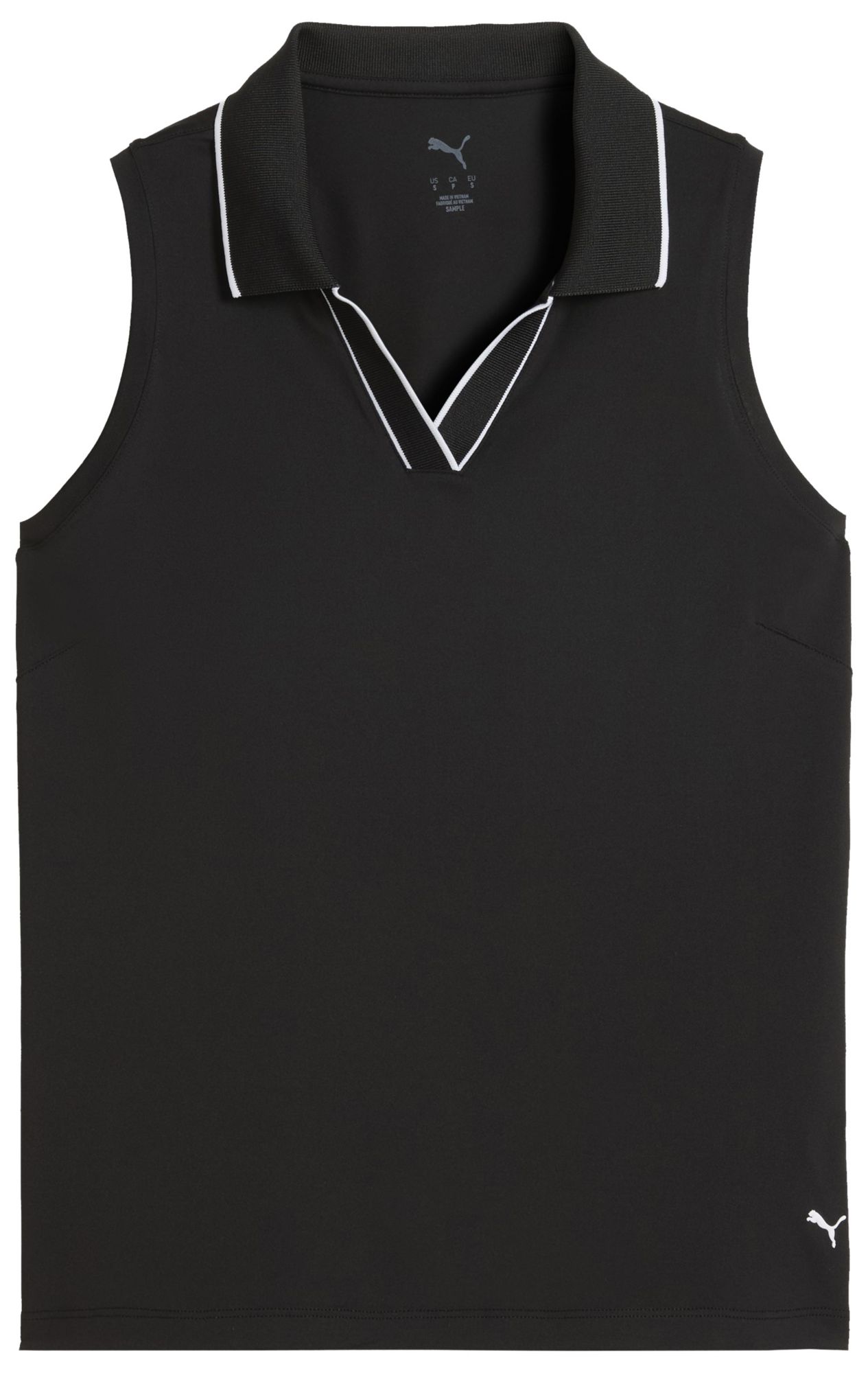 PUMA Women's CLOUDSPUN Essential Sleeveless Golf Polo