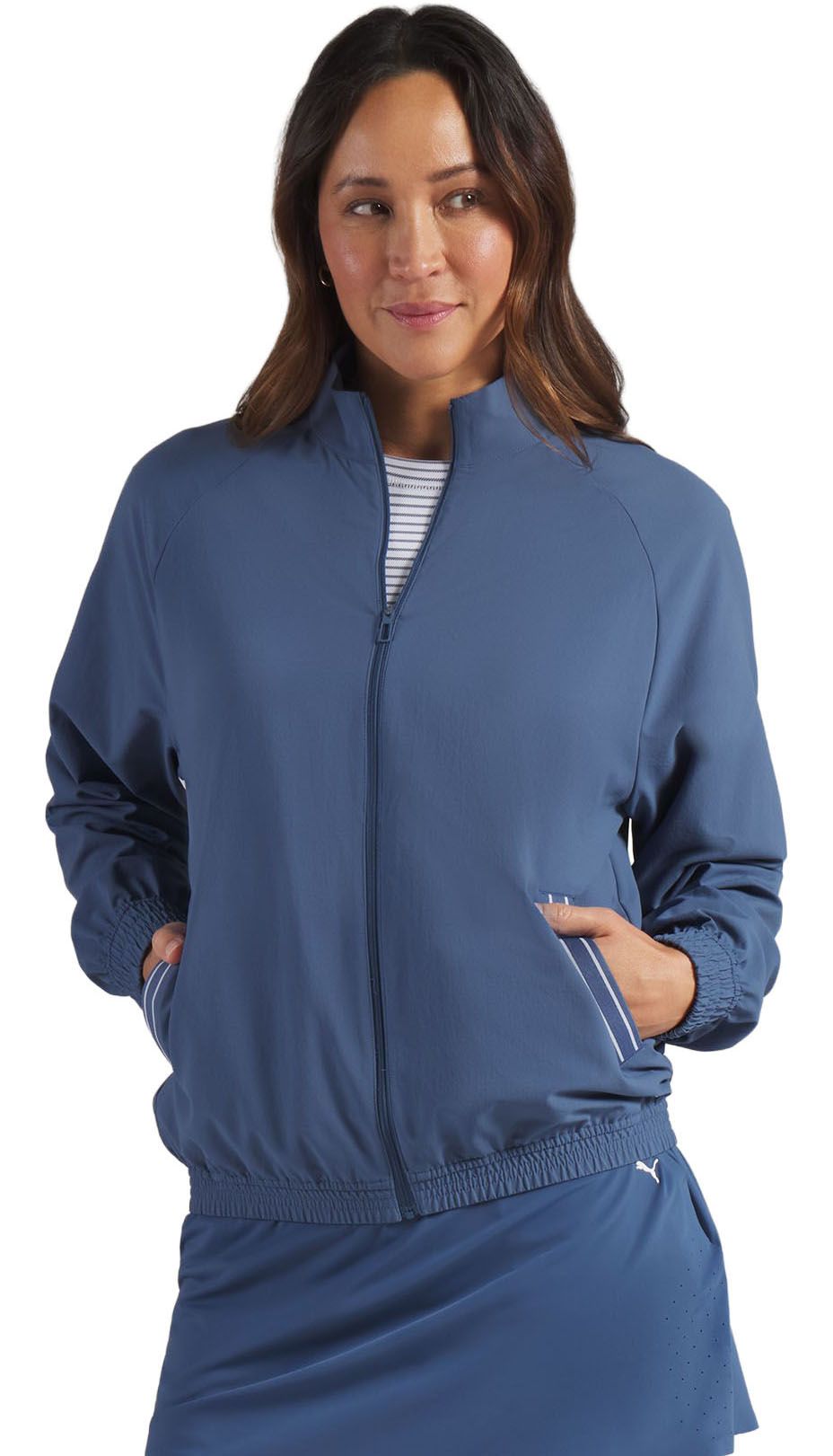 PUMA Women's Full-Zip Wind Golf Jacket