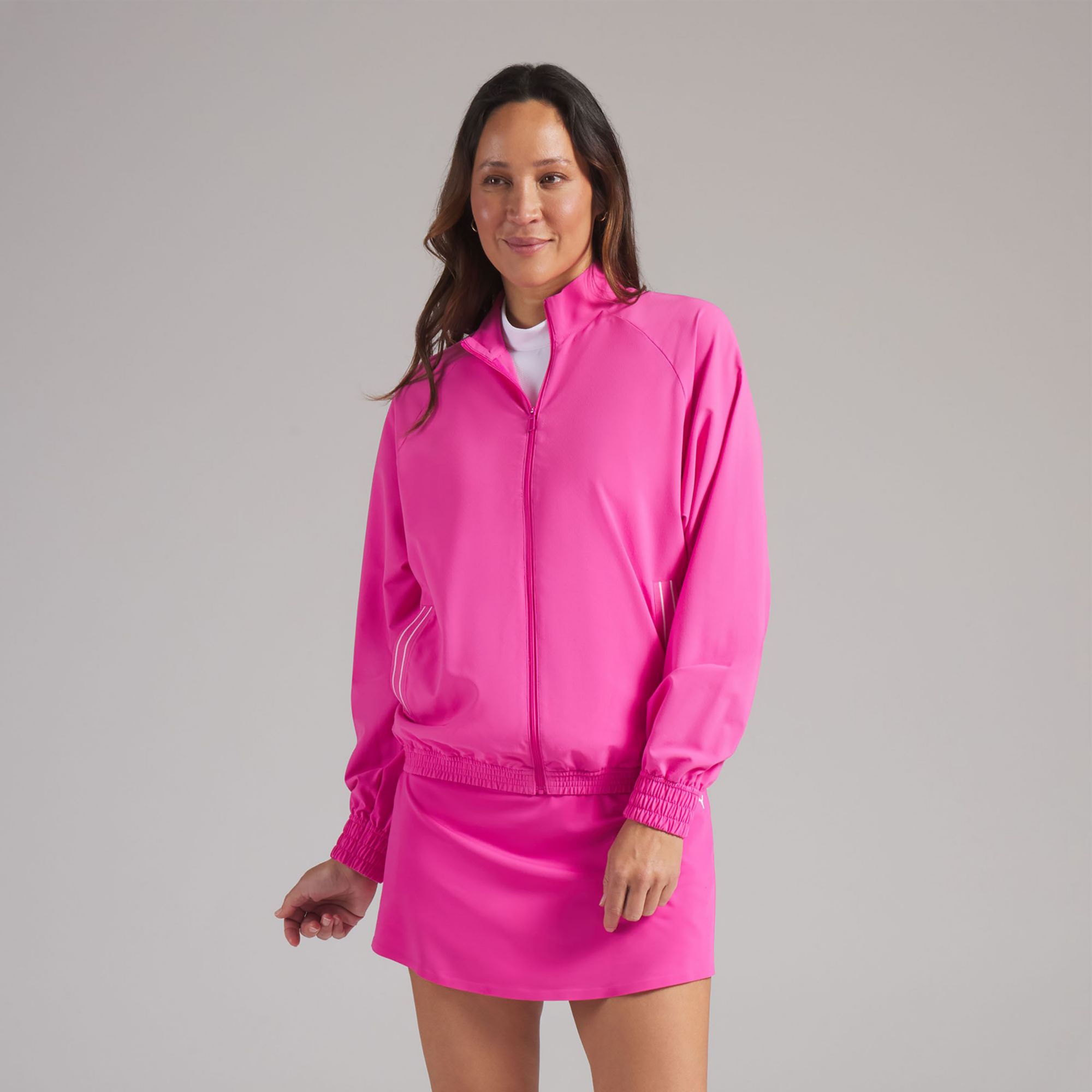PUMA Women's Full-Zip Wind Golf Jacket
