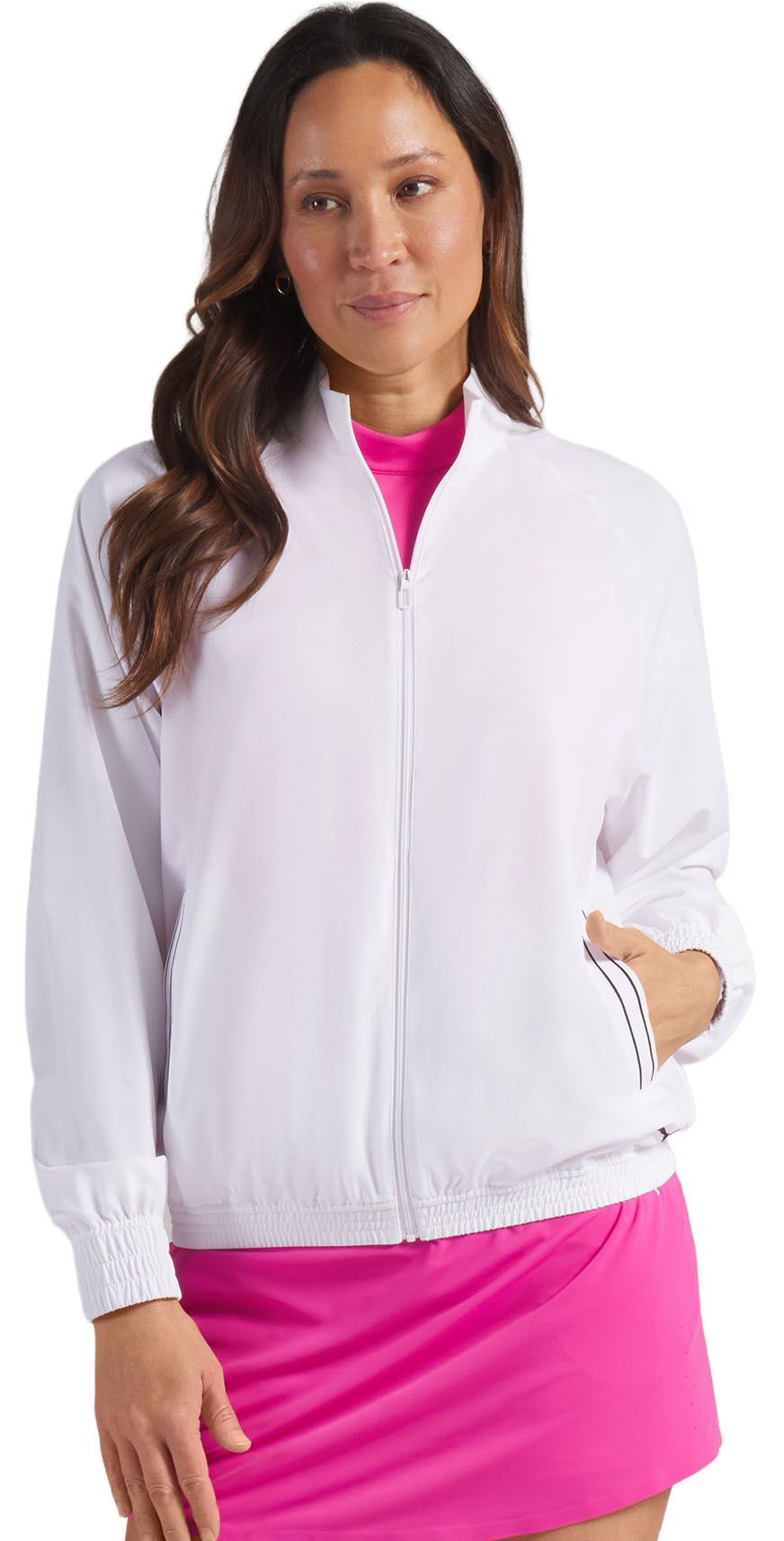 PUMA Women's Full-Zip Wind Golf Jacket