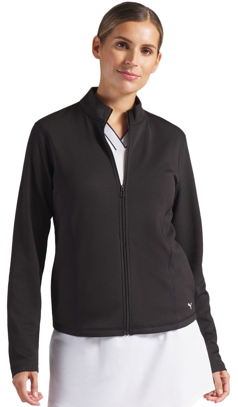 PUMA Women's Pure Textured Full-Zip Golf Jacket