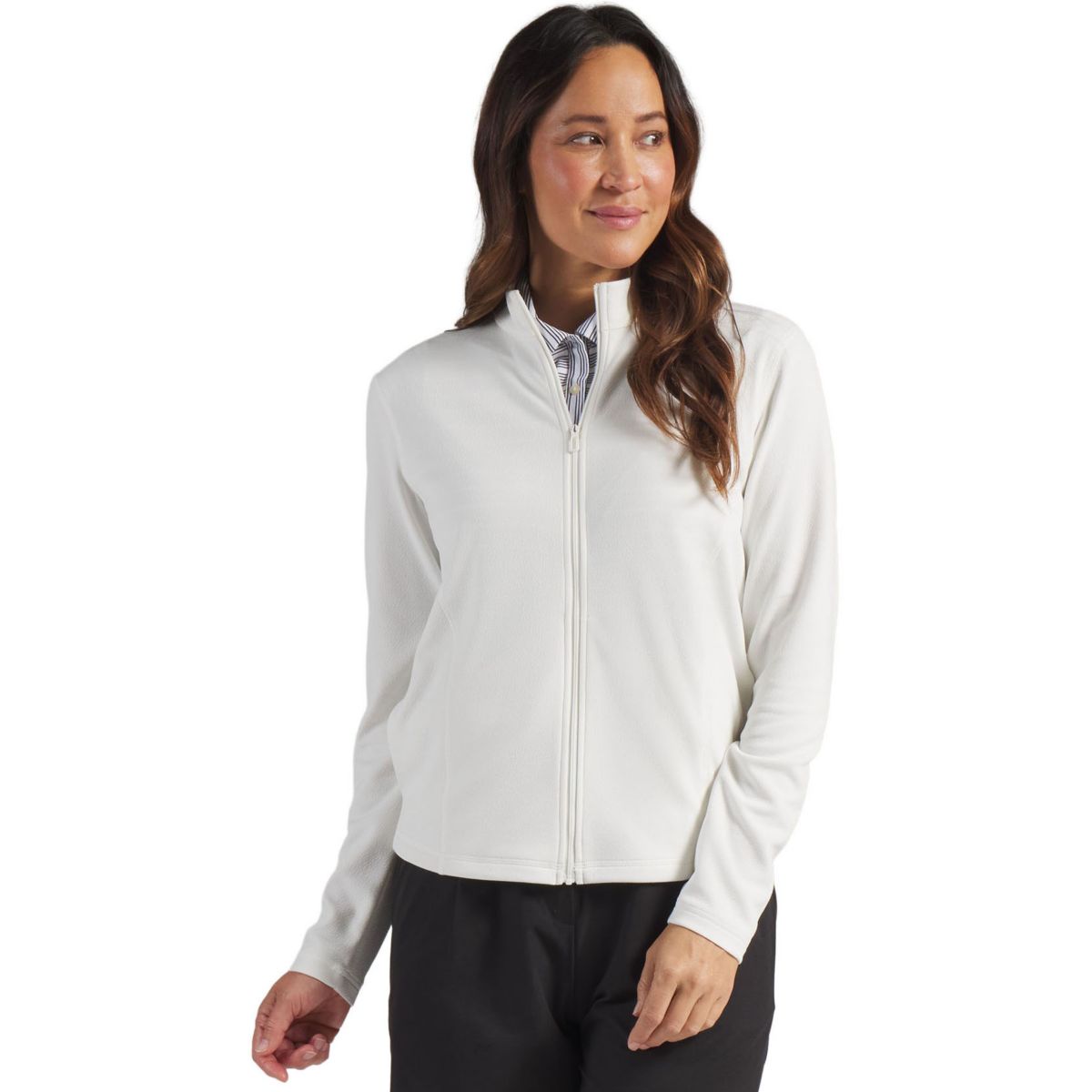 Antigua Women's TGL New York Golf Club Navy Seeker Full-Zip Golf