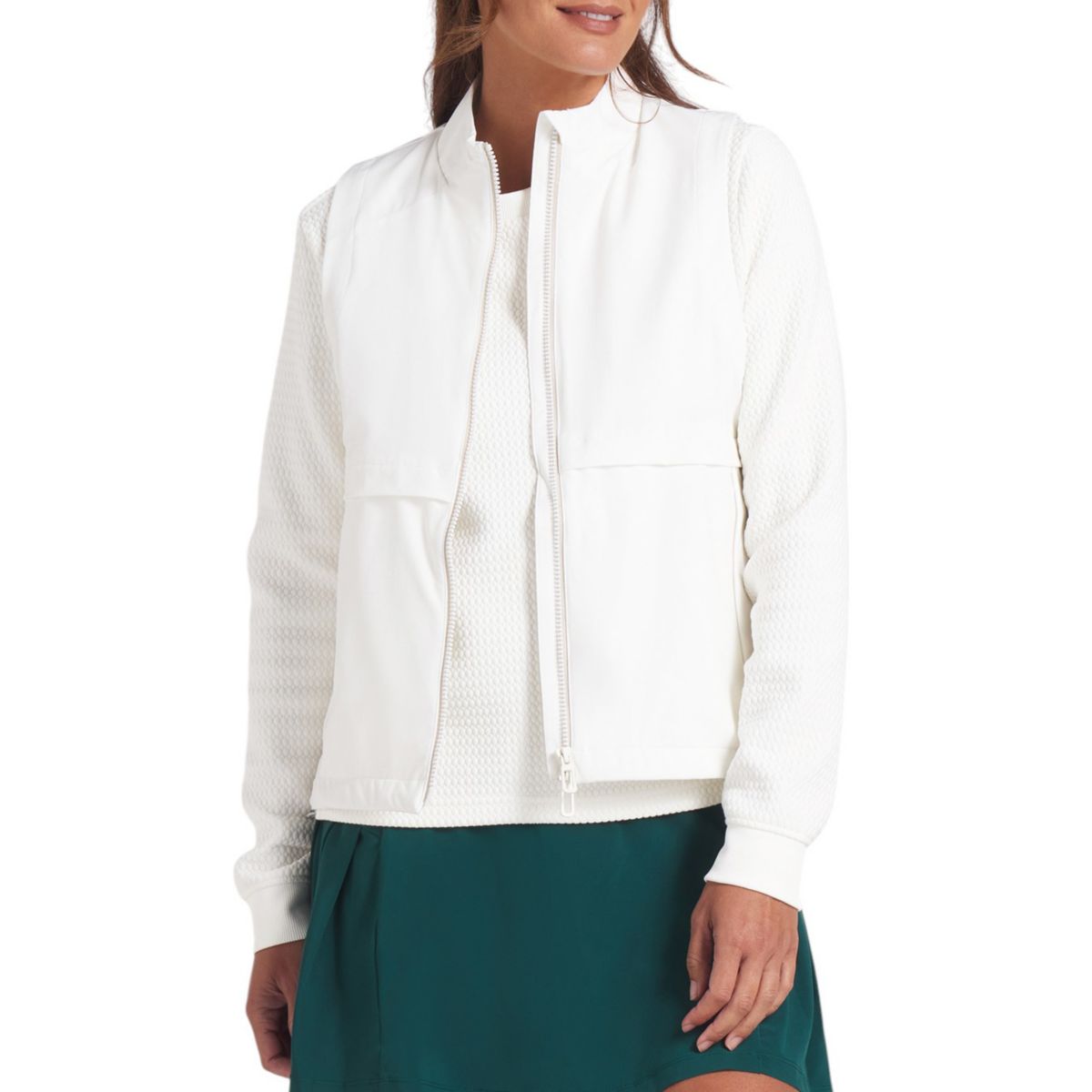 CALIA Women's Rib Full Zip Golf Jacket | Golf Galaxy