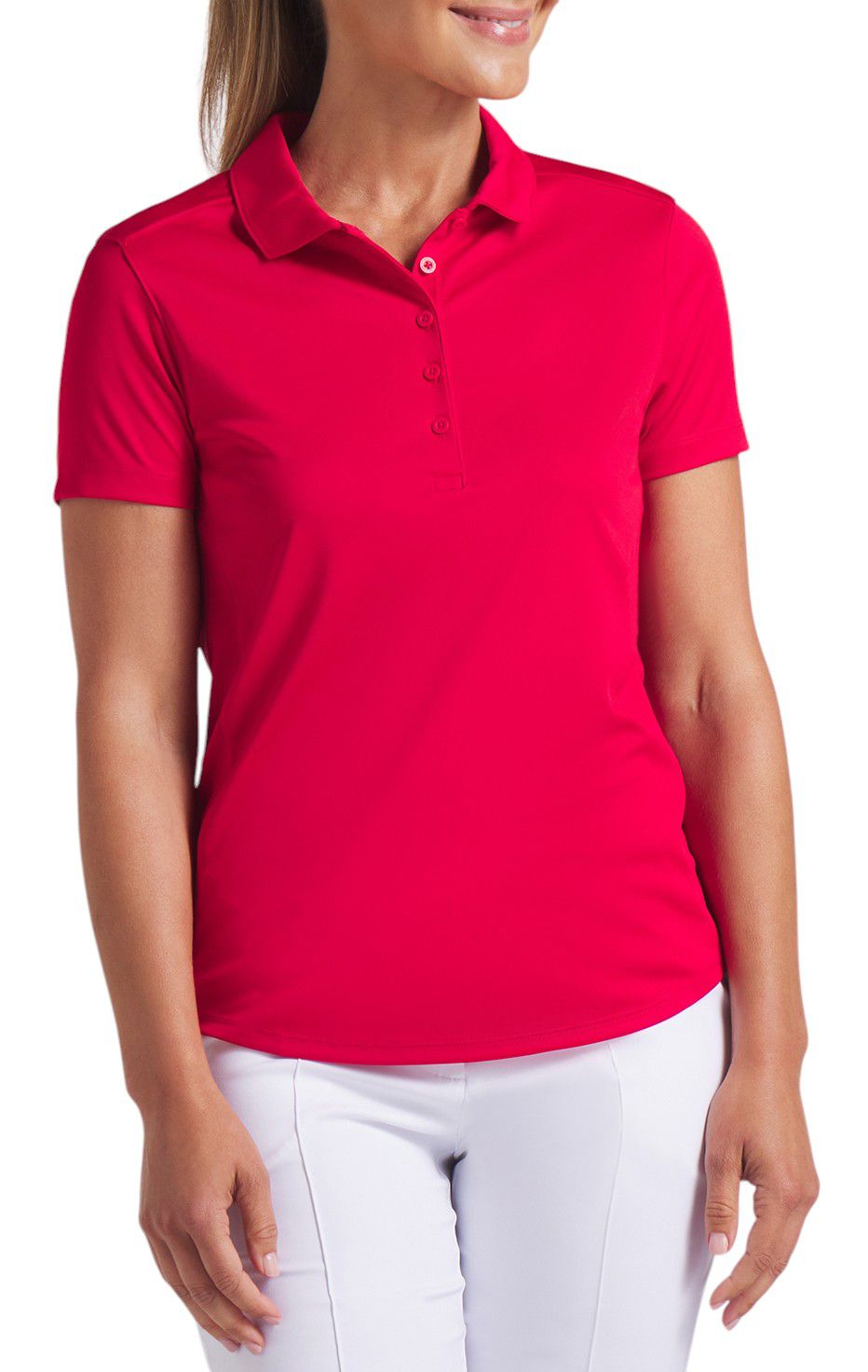 PUMA Women's Pure 2.0 Short Sleeve Golf Polo