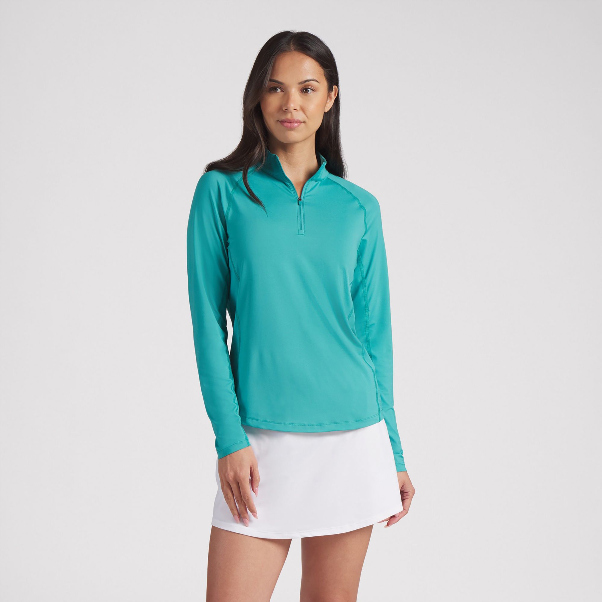 PUMA Women's YouV Brrr Solid Golf 1/4 Zip