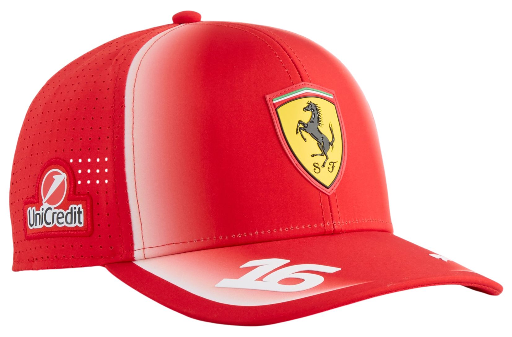 PUMA Youth F1 Ferrari Charles Leclerc #16 Red Adjustable Hat