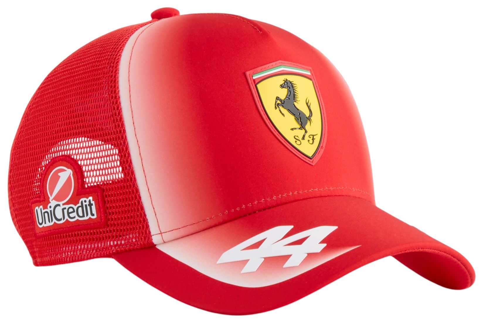 PUMA Youth F1 Ferrari Lewis Hamilton #44 Red Adjustable Trucker Hat