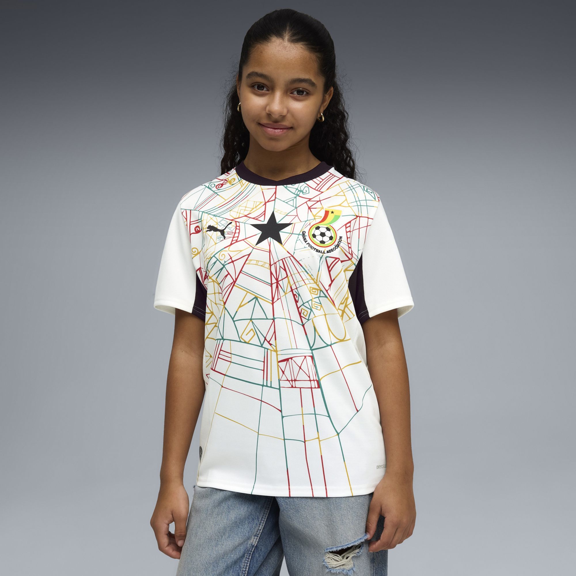 PUMA Youth Ghana 2026 Home Replica Jersey
