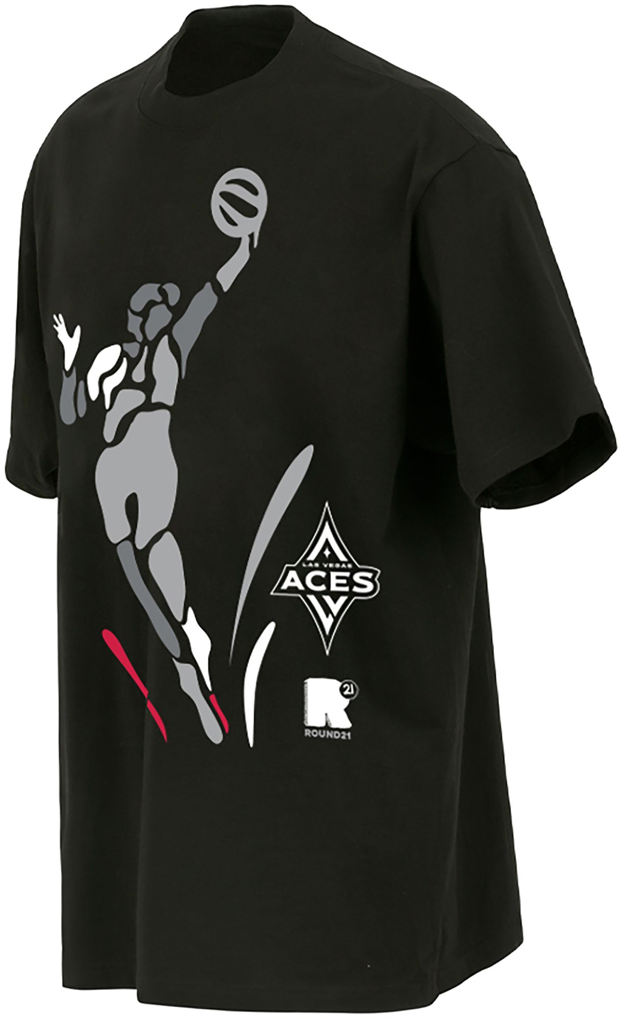 round21 Adult Las Vegas Aces Black Victory Graphic T-Shirt