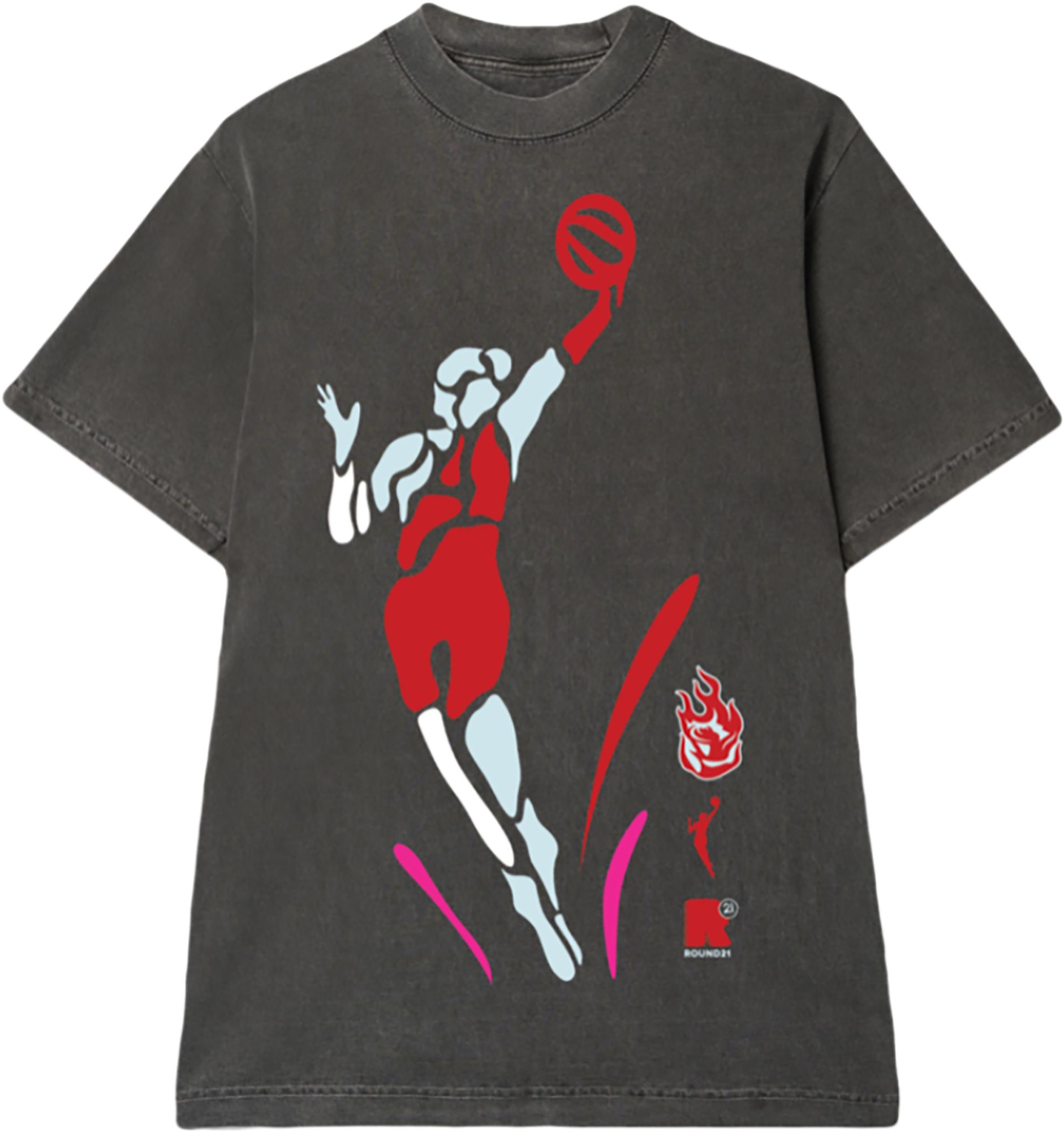 round21 Adult Portland Fire Gray Victory Graphic T-Shirt