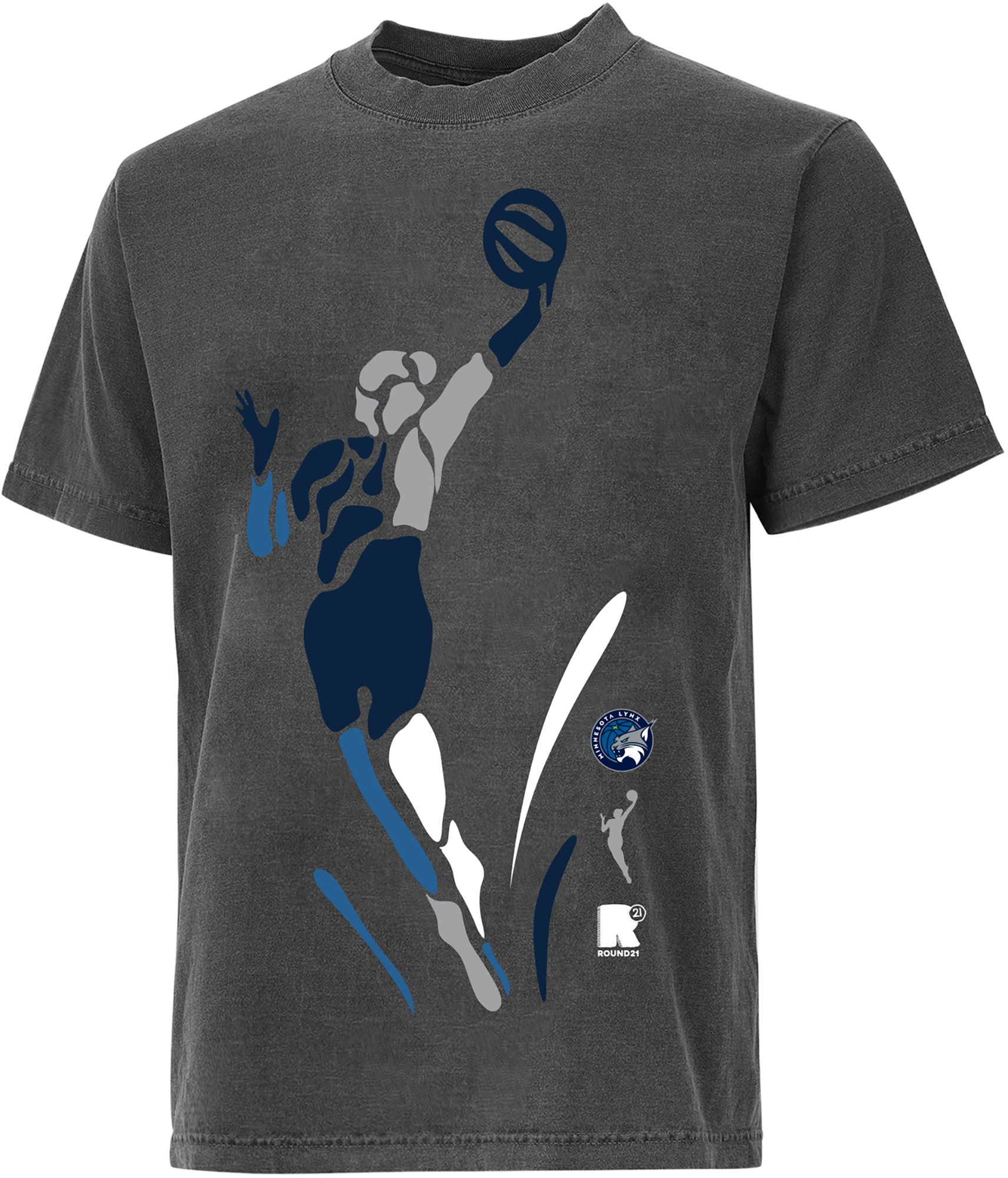 round21 Adult Minnesota Lynx Gray Victory Graphic T-Shirt