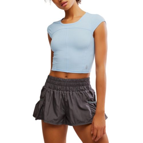 (取寄) エフピー ムーブメント レディース テンポ リブド ベイビー ティー FP Movement women Tempo Ribbed Baby Tee Black FP Movement Women's Tempo Ribbed Baby Tee | Dick's Sporting