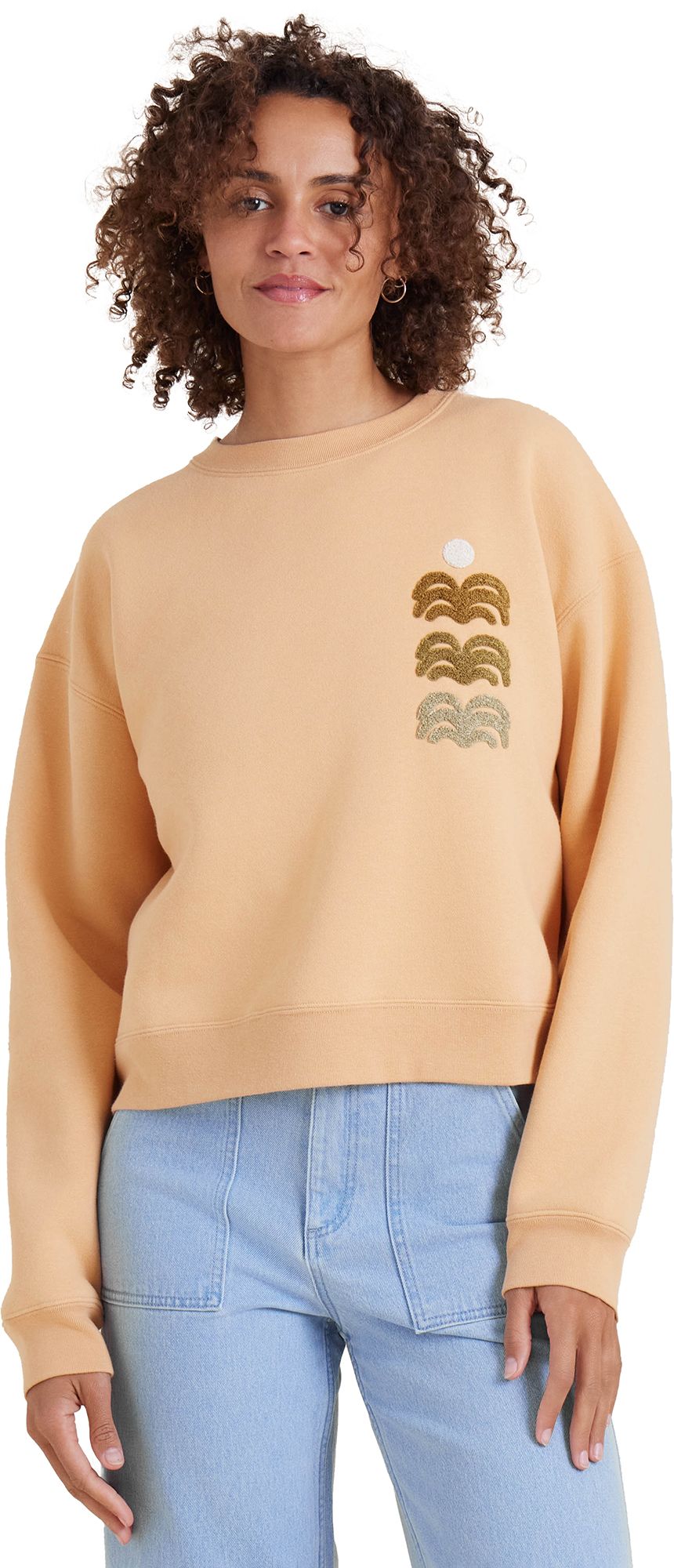 Roark Women's Port Long Sleeve Crew Sweatshirt