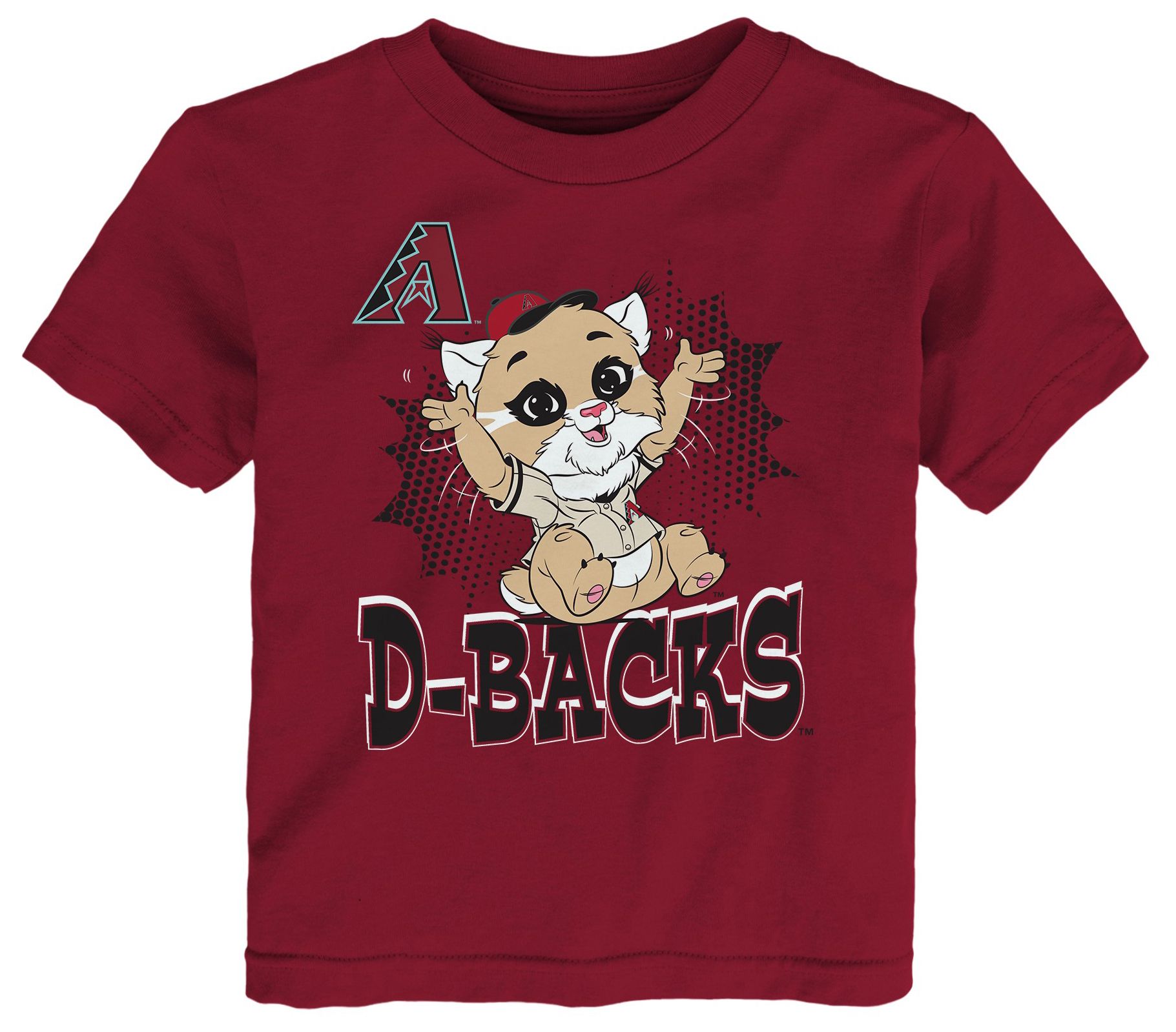 MLB Team Apparel Infant Arizona Diamondbacks Red Sublimation Mascot T-Shirt
