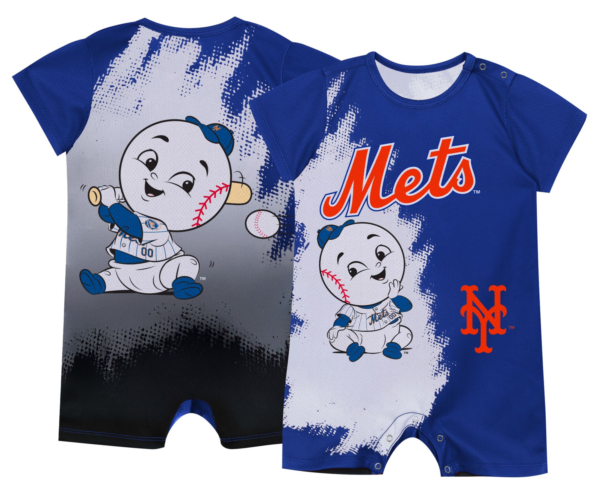 MLB Team Apparel Infant New York Mets Mascot Romper