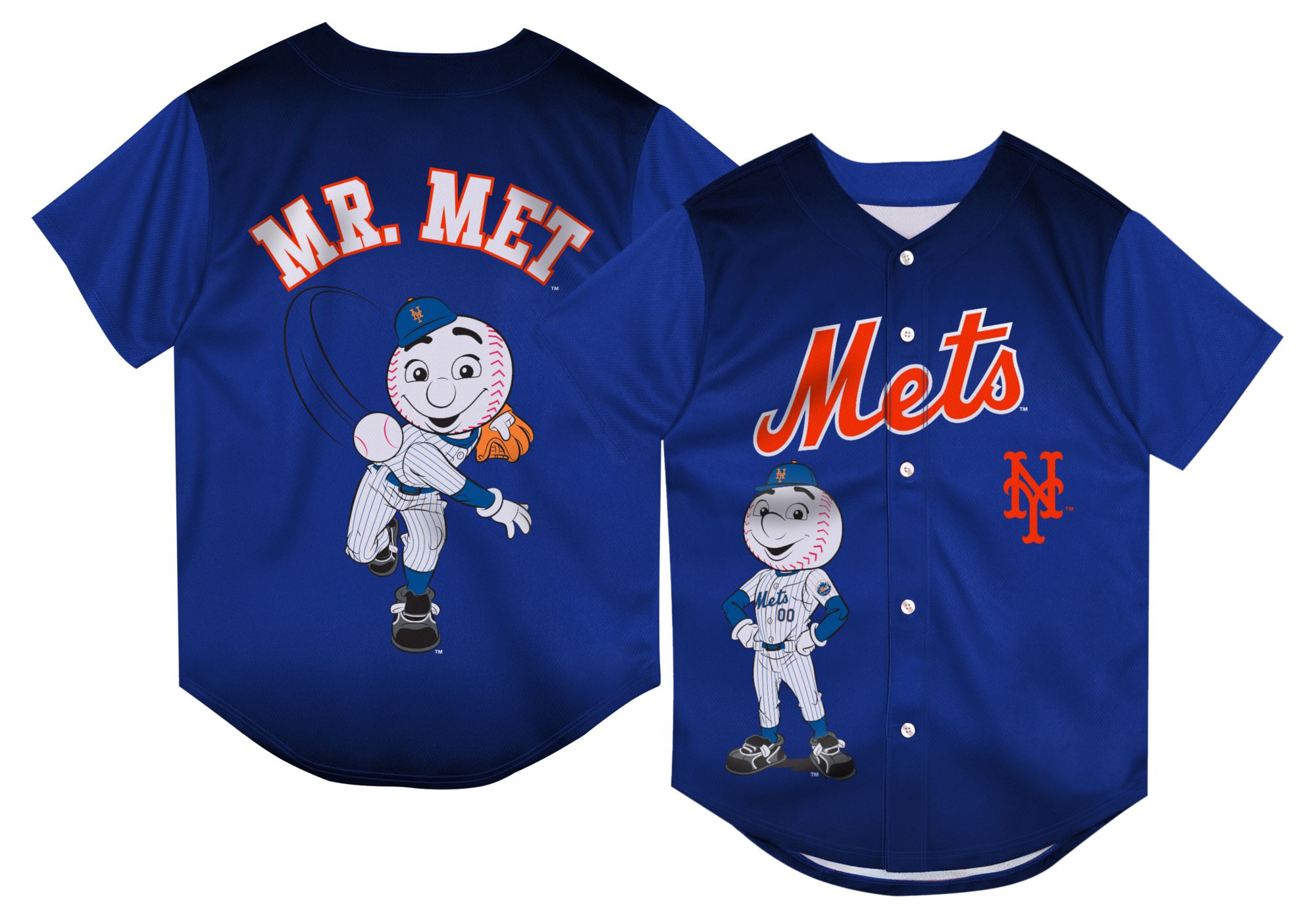 MLB Team Apparel Infant New York Mets Mascot Sublimated Jersey