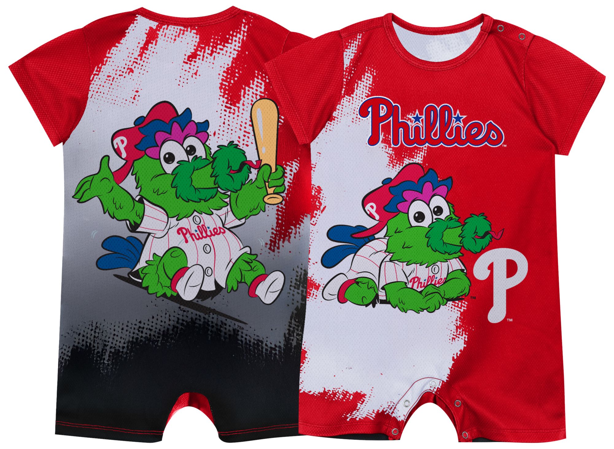 MLB Team Apparel Infant Philadelphia Phillies Mascot Romper