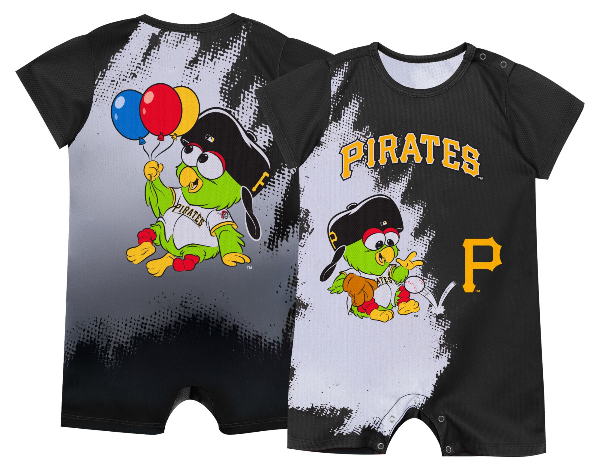 MLB Team Apparel Infant Pittsburgh Pirates Mascot Romper