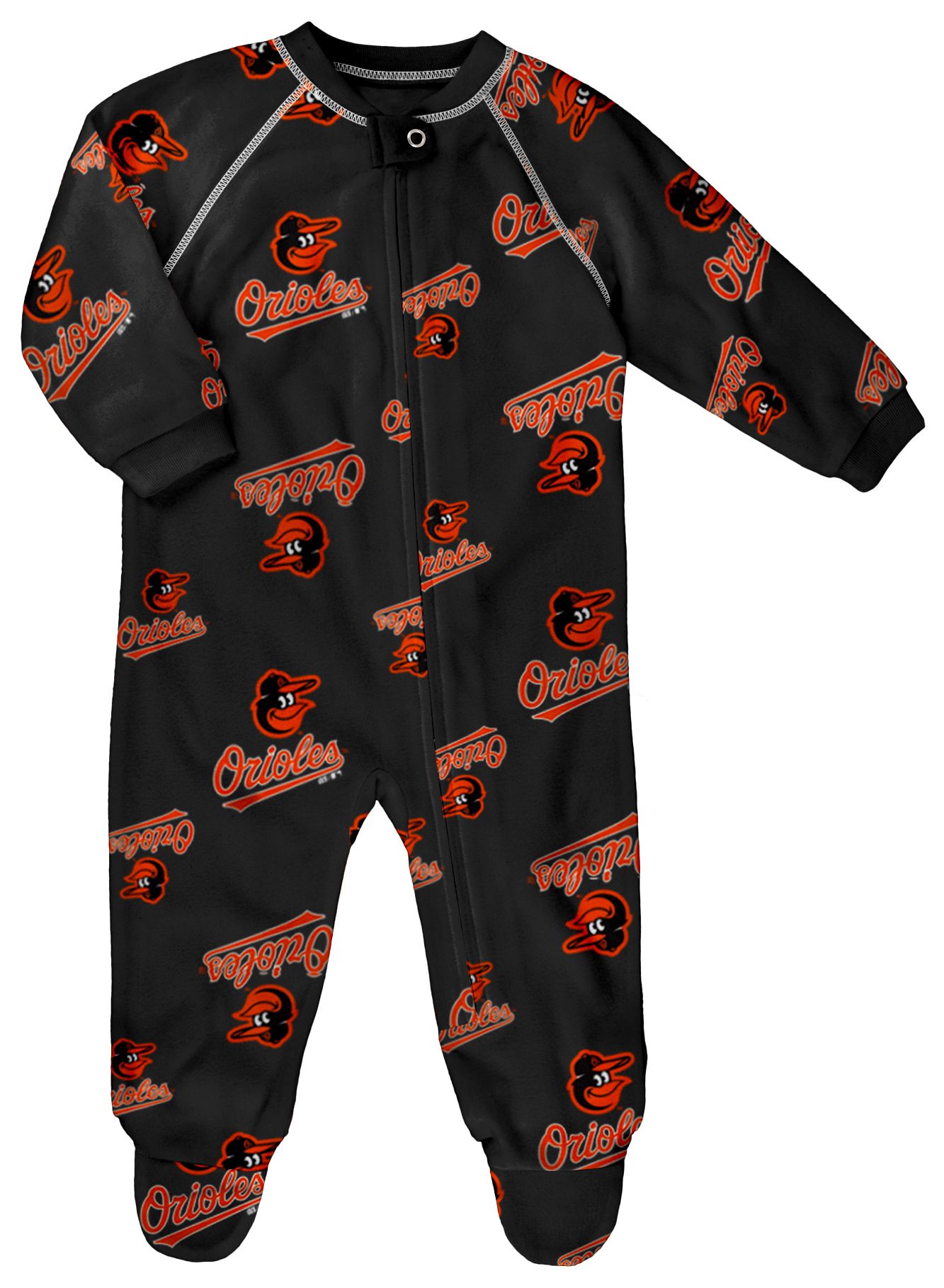 MLB Team Apparel Infant Baltimore Orioles Holiday Knit Coverall
