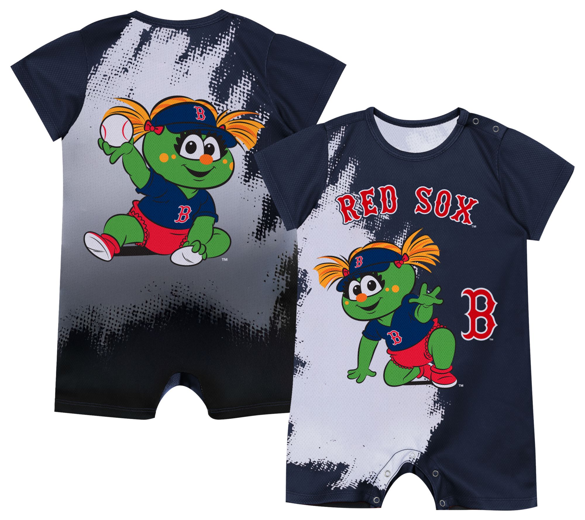 MLB Team Apparel Infant Boston Red Sox Mascot Romper