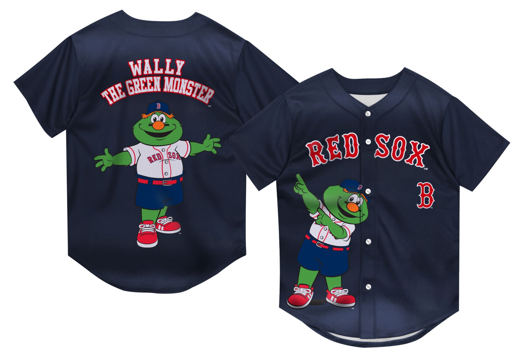 MLB Team Apparel Infant Boston Red Sox Mascot Sublimated Jersey
