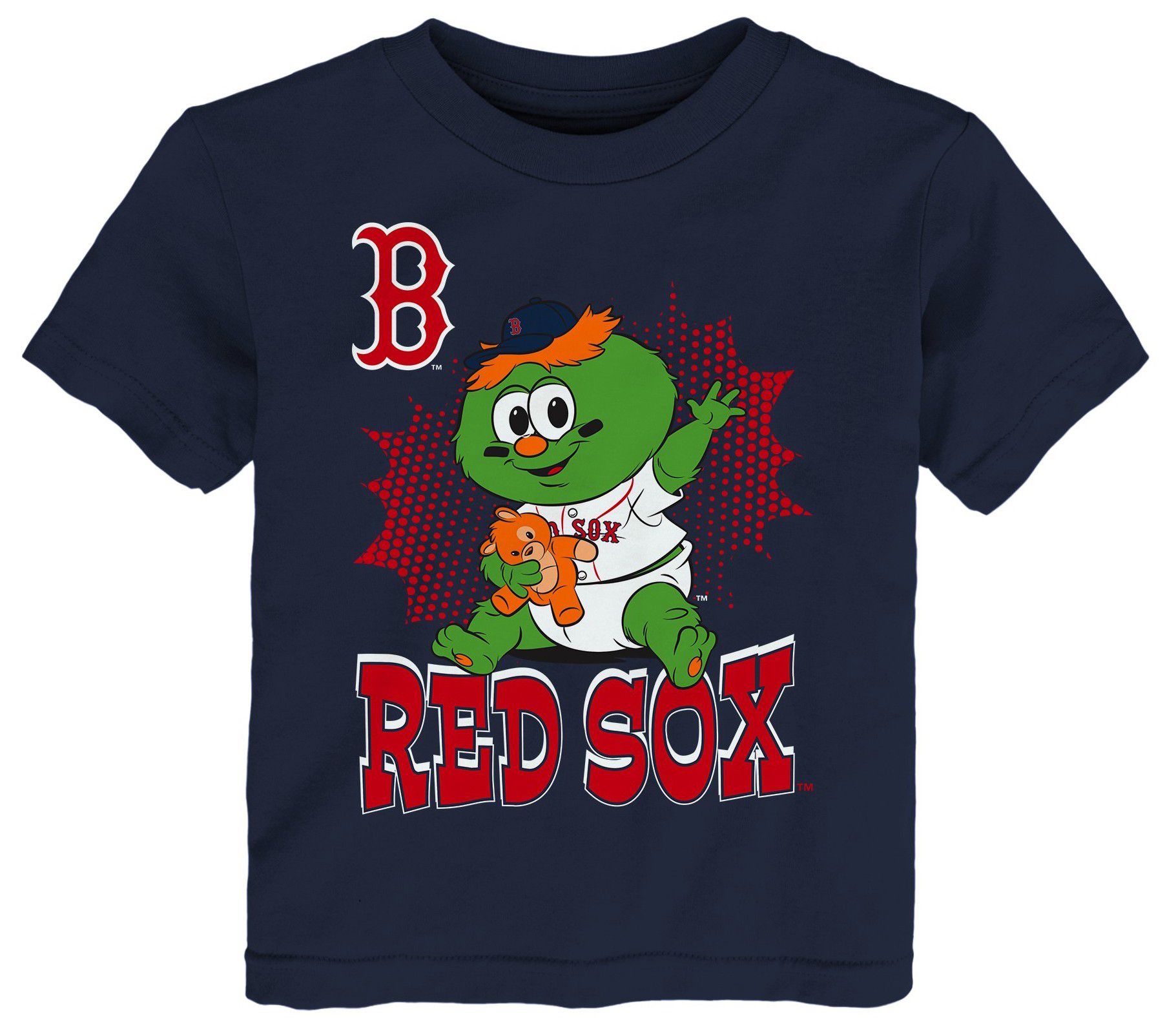 MLB Team Apparel Infant Boston Red Sox Navy Sublimation Mascot T-Shirt