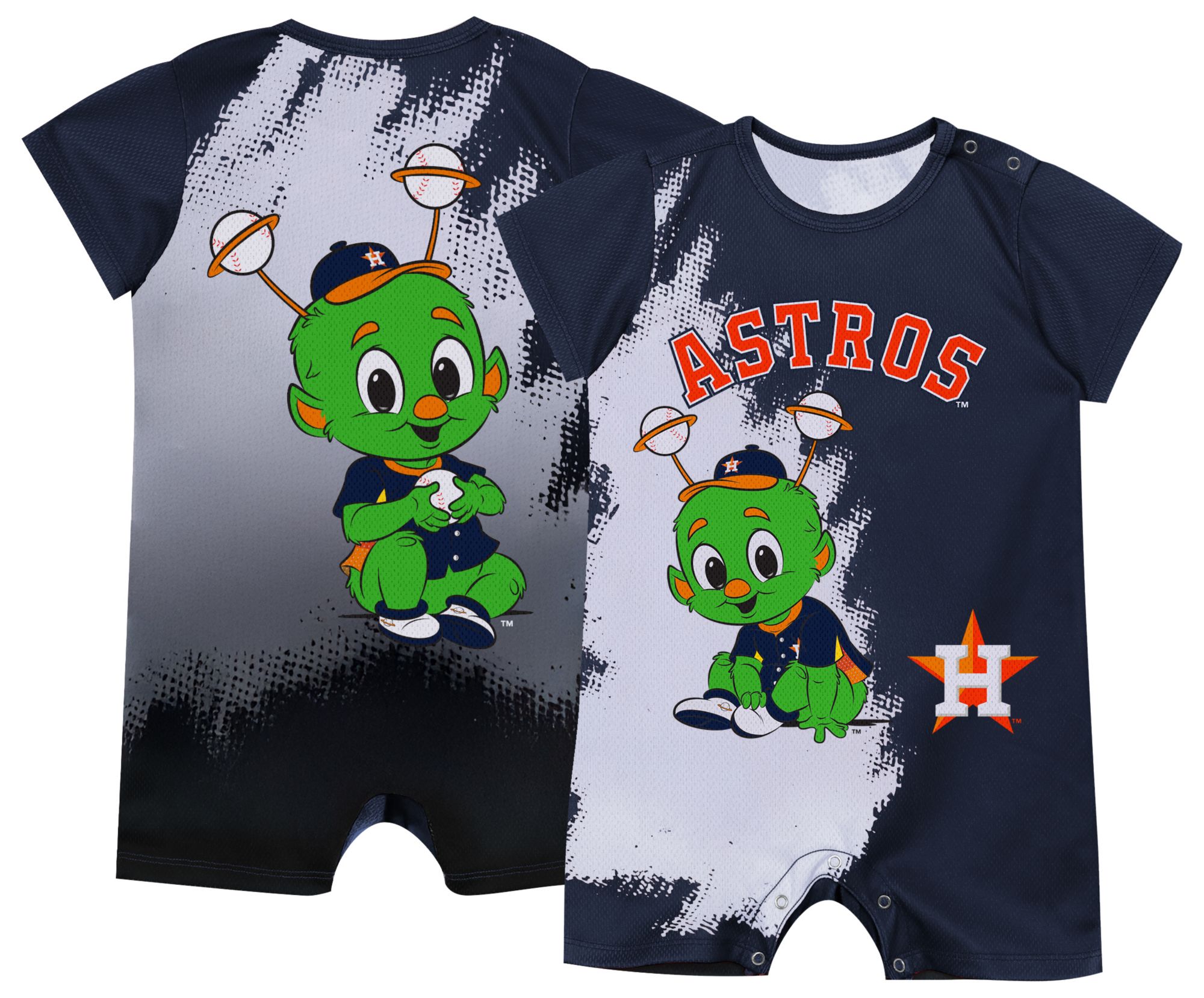 MLB Team Apparel Newborn Infant Houston Astros Mascot Onesie