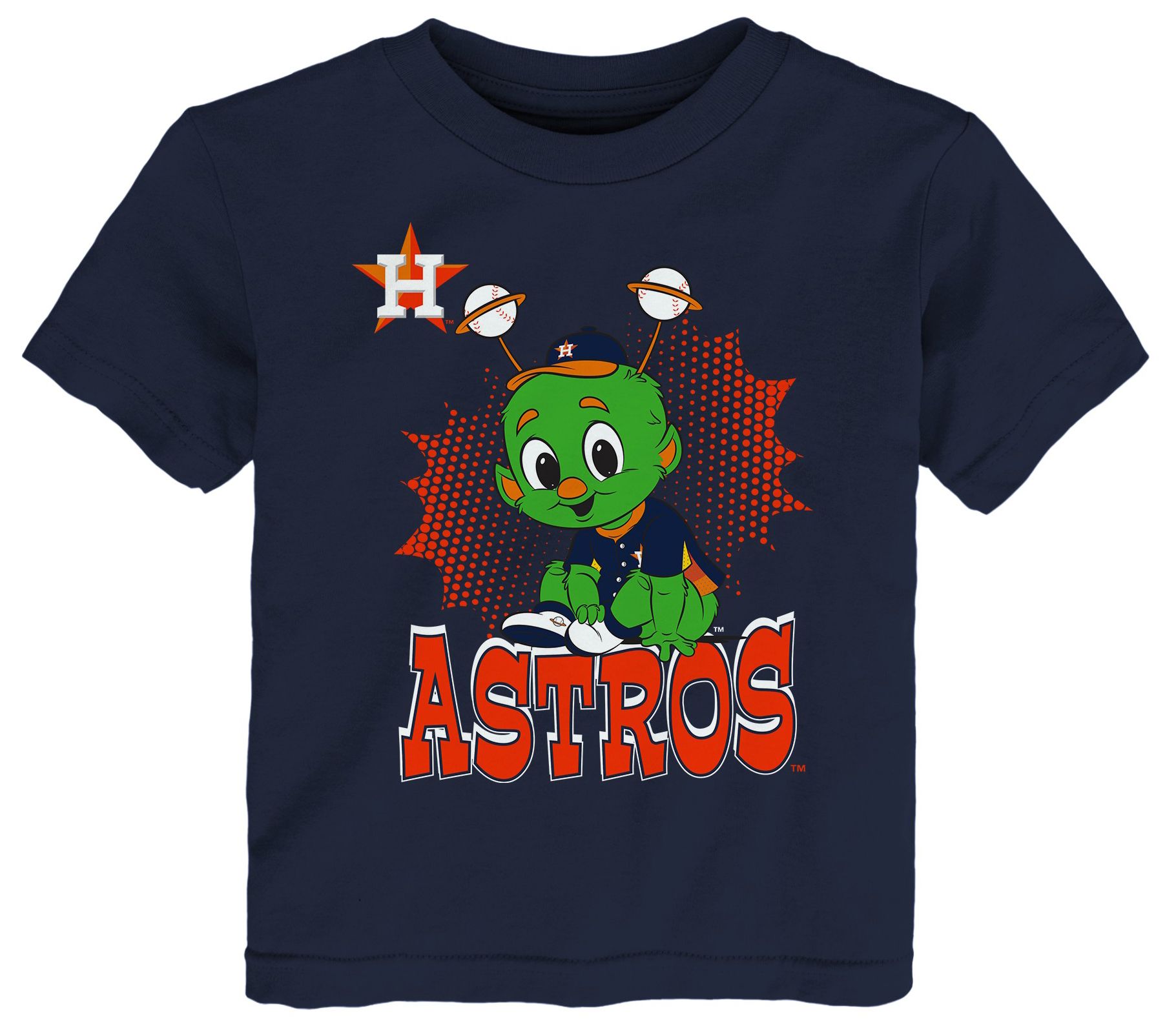 MLB Team Apparel Infant Houston Astros Navy Sublimation Mascot T-Shirt