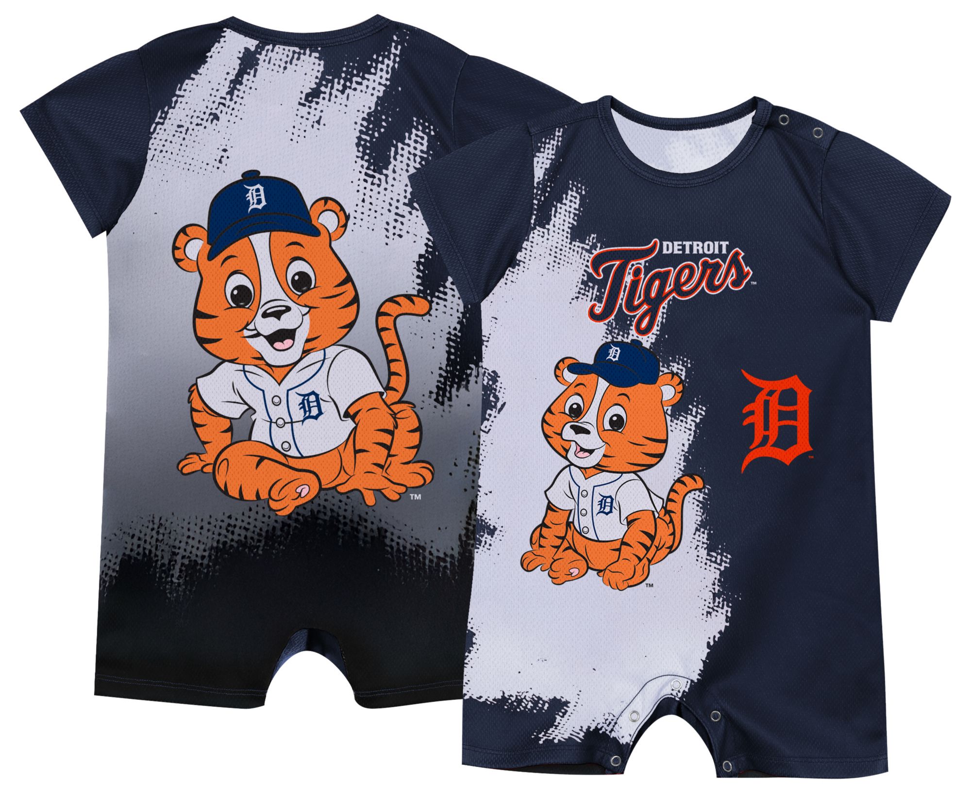 MLB Team Apparel Infant Detroit Tigers Mascot Romper