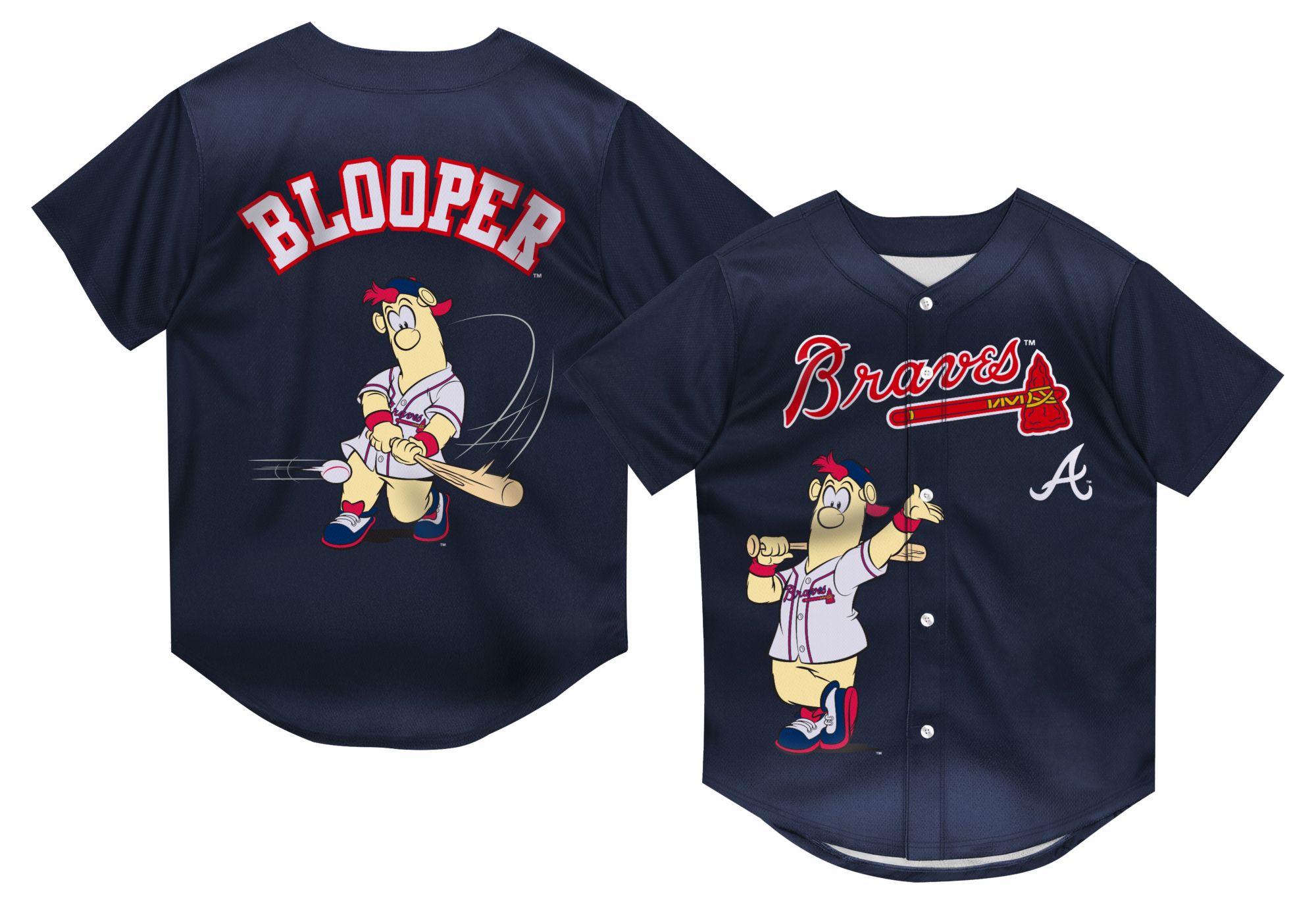 MLB Team Apparel Toddler Atlanta Braves Mascot Jersey