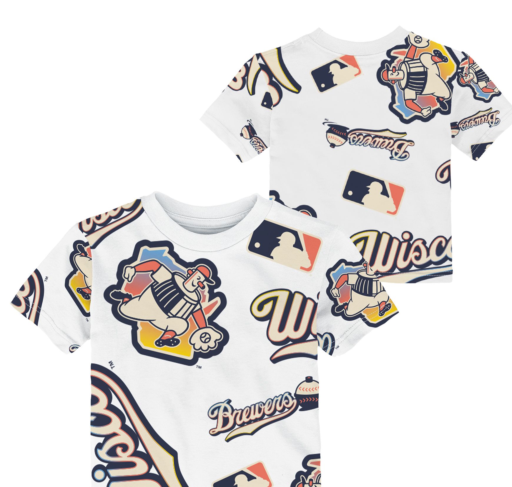 MLB Team Apparel Toddler Milwaukee Brewers 2026 City Connect Game Day T-Shirt
