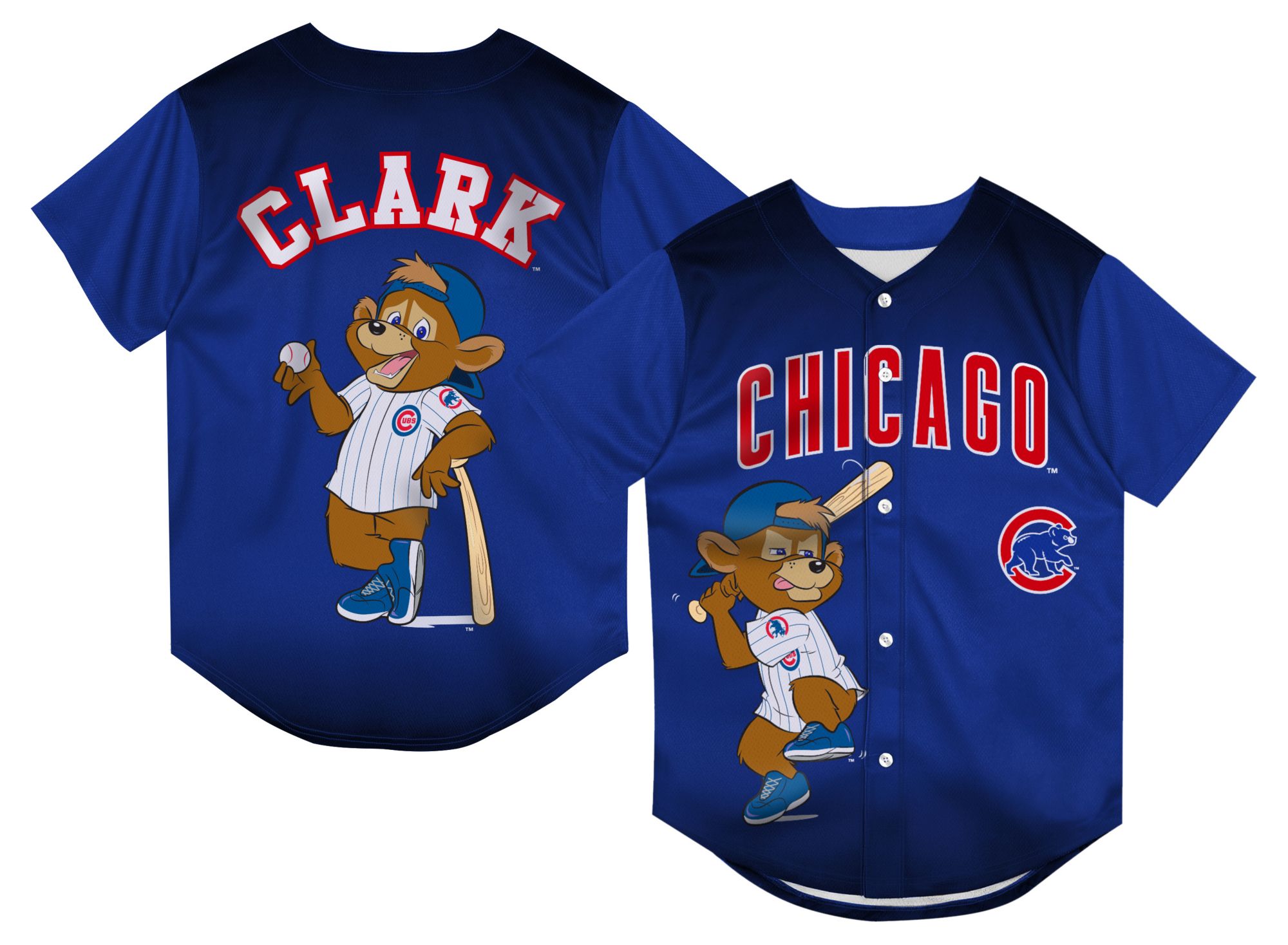 MLB Team Apparel Toddler Chicago Cubs Mascot Jersey