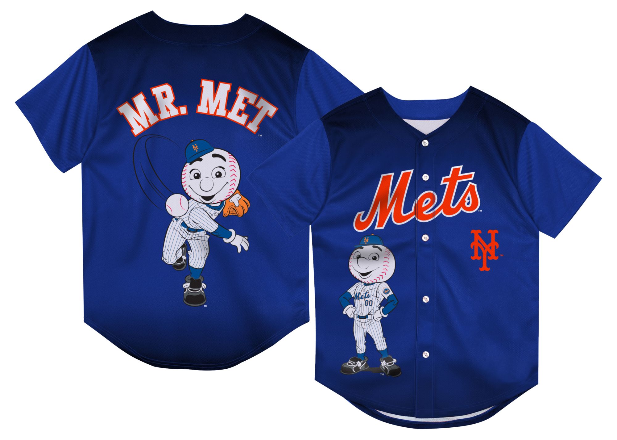 MLB Team Apparel Toddler New York Mets Mascot Jersey