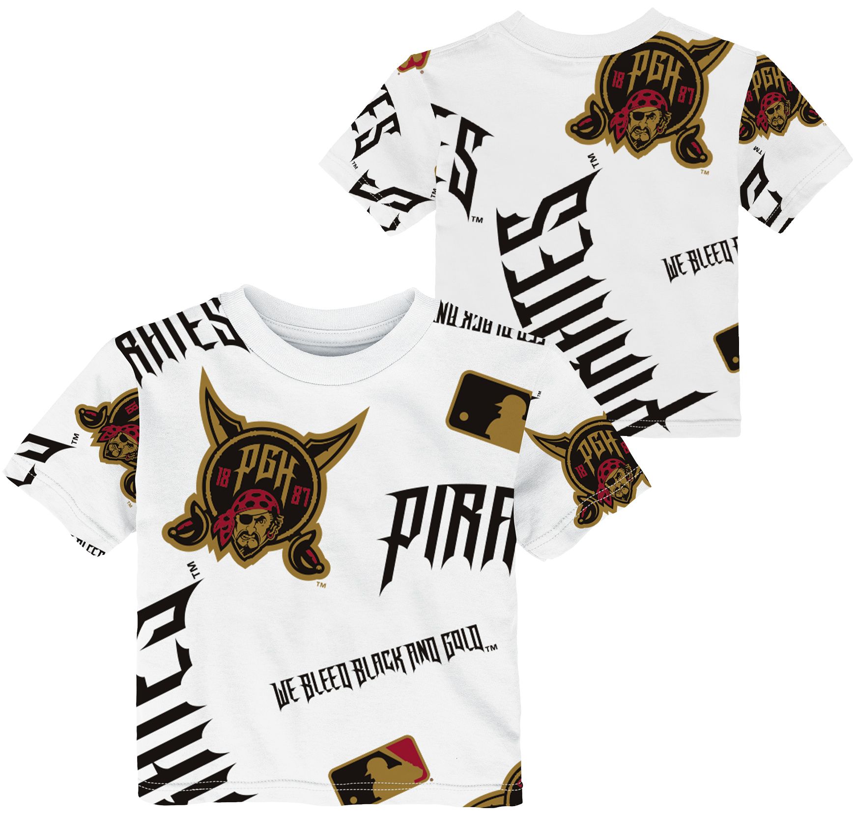 MLB Team Apparel Toddler Pittsburgh Pirates 2026 City Connect Game Day T-Shirt