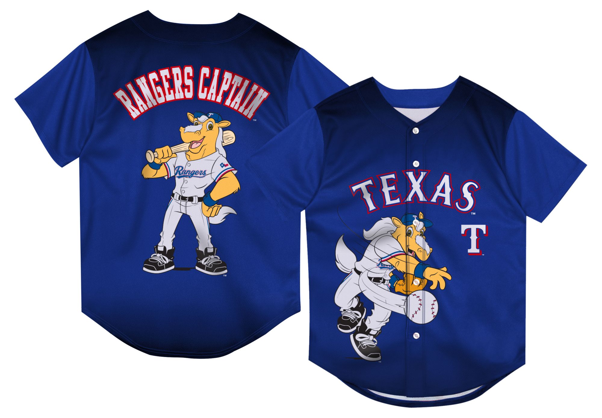 MLB Team Apparel Toddler Texas Rangers Mascot Jersey