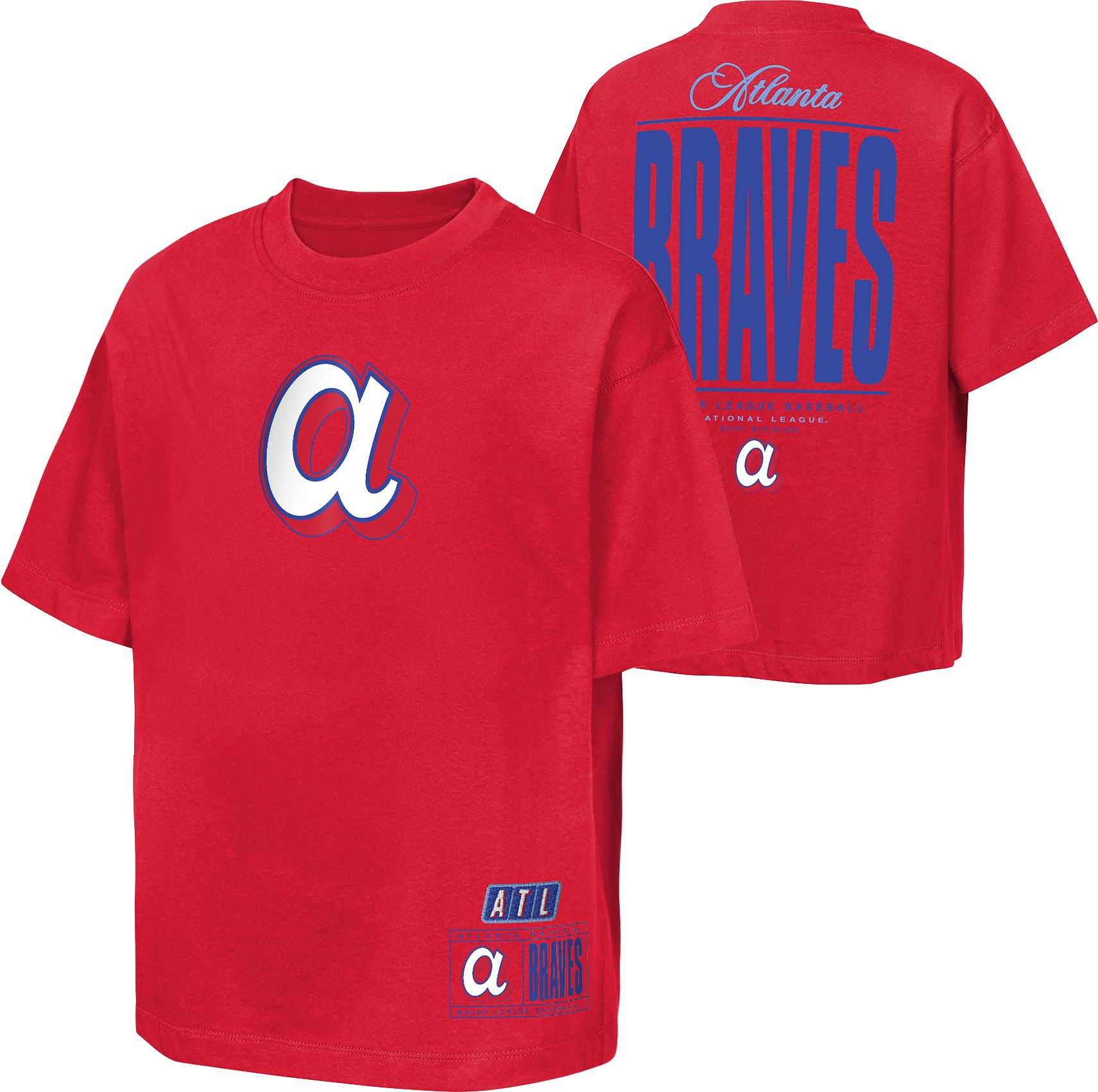 MLB Team Apparel Youth Atlanta Braves 2026 City Connect Brush Back T-Shirt